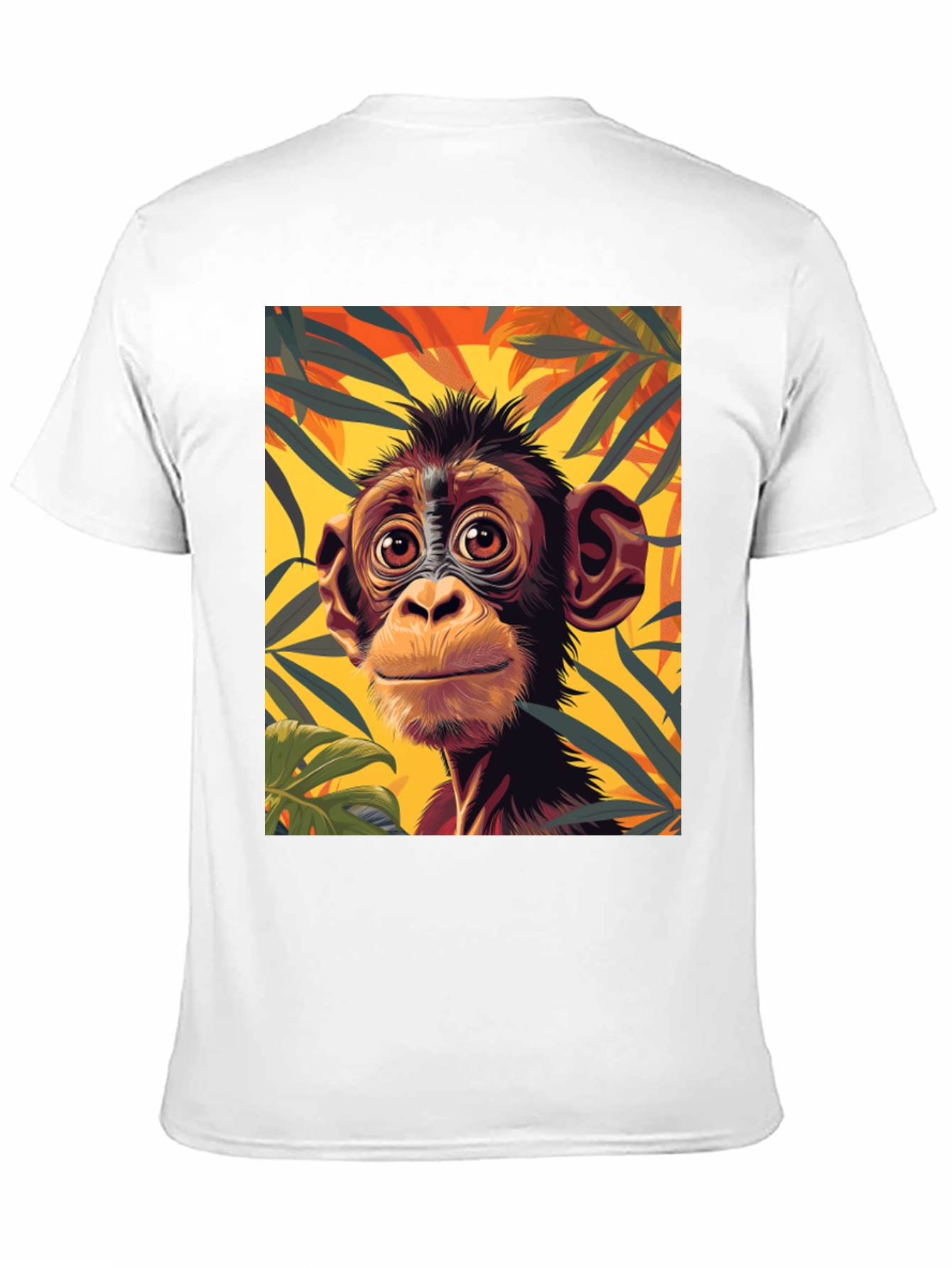 Monkey Graphic Tee - Jungle Animal T-Shirt