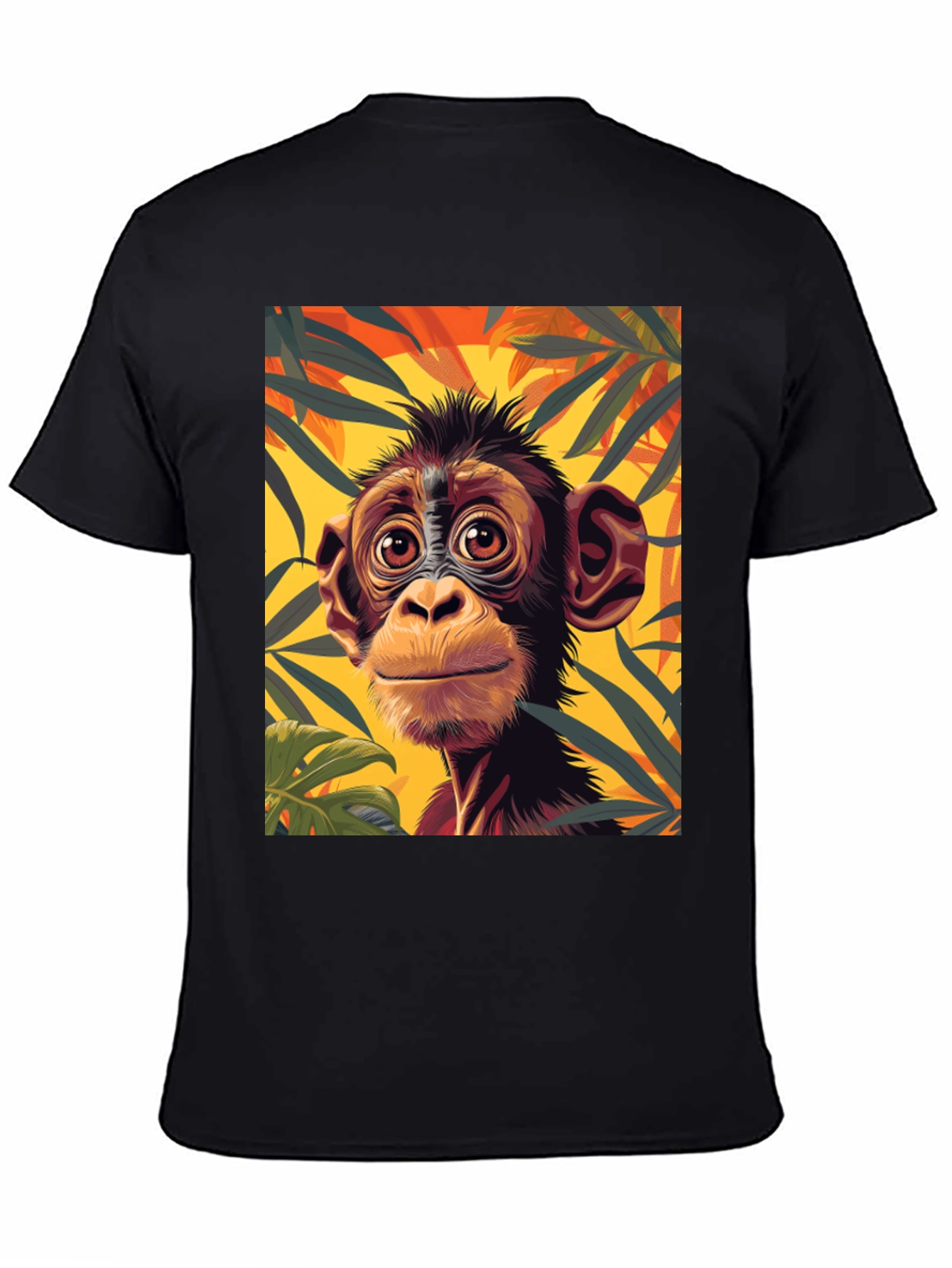 Monkey Graphic Tee - Jungle Animal T-Shirt