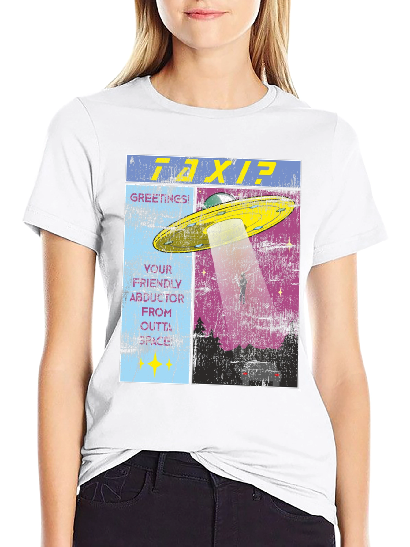Outta Space UFO Abduction T-Shirt
