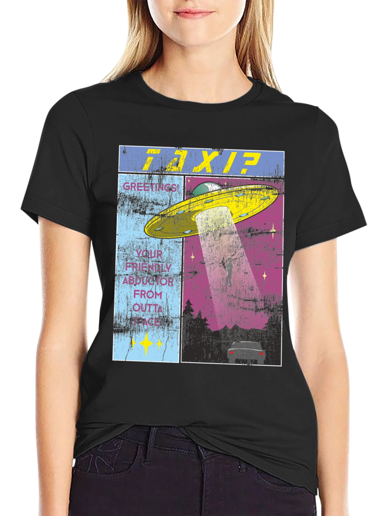 Outta Space UFO Abduction T-Shirt