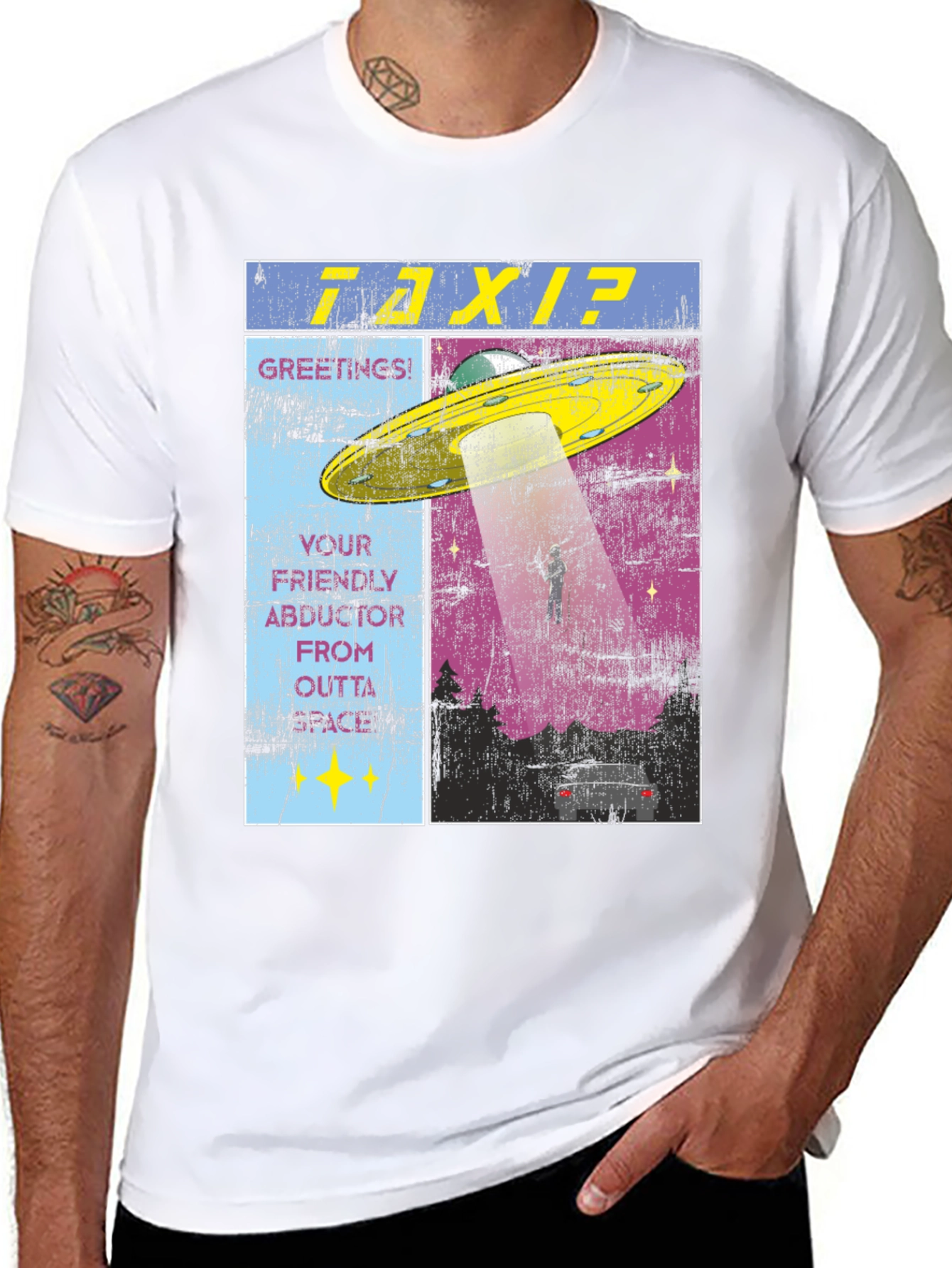 Outta Space UFO Abduction T-Shirt