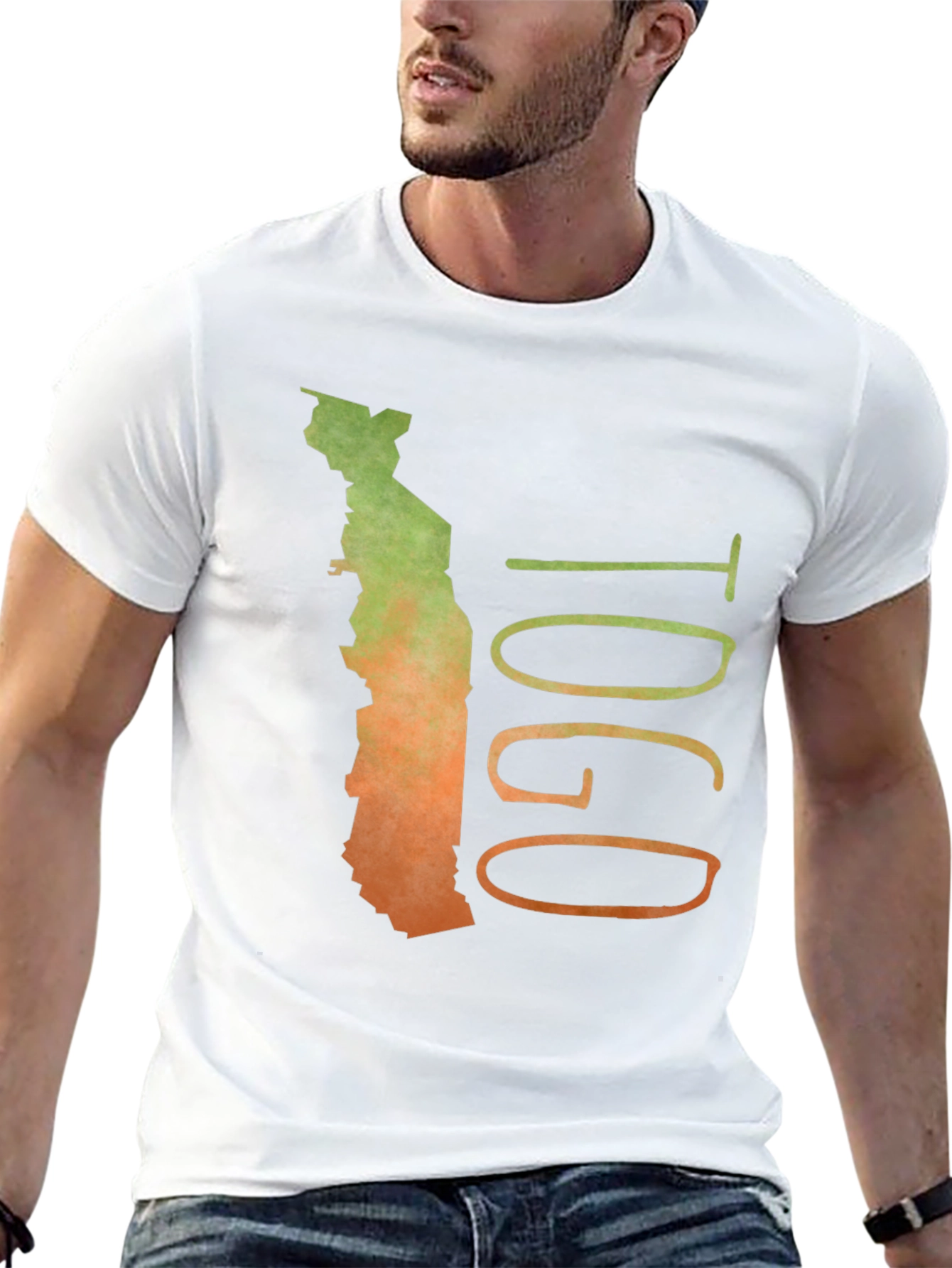 Togo Map Graphic T-Shirt