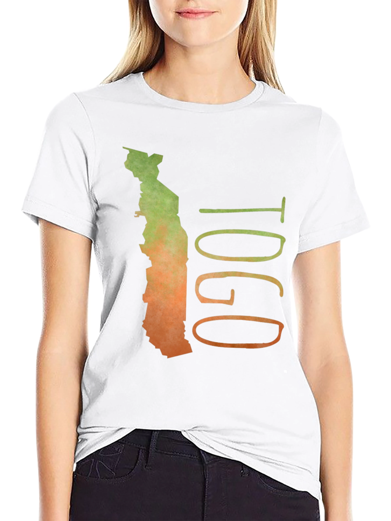 Togo Map Graphic T-Shirt