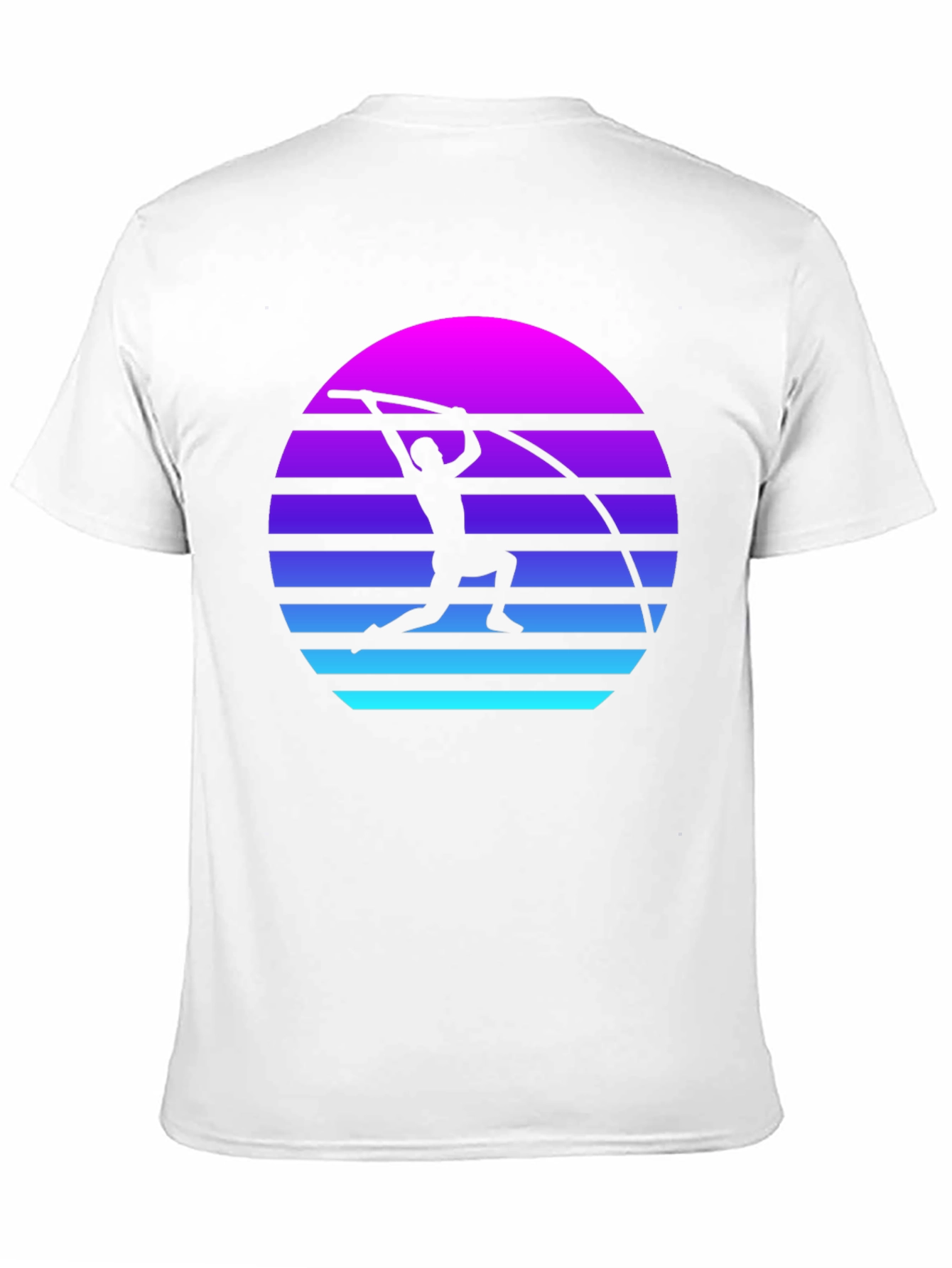 Retro Pole Vault Sunset Graphic Tee