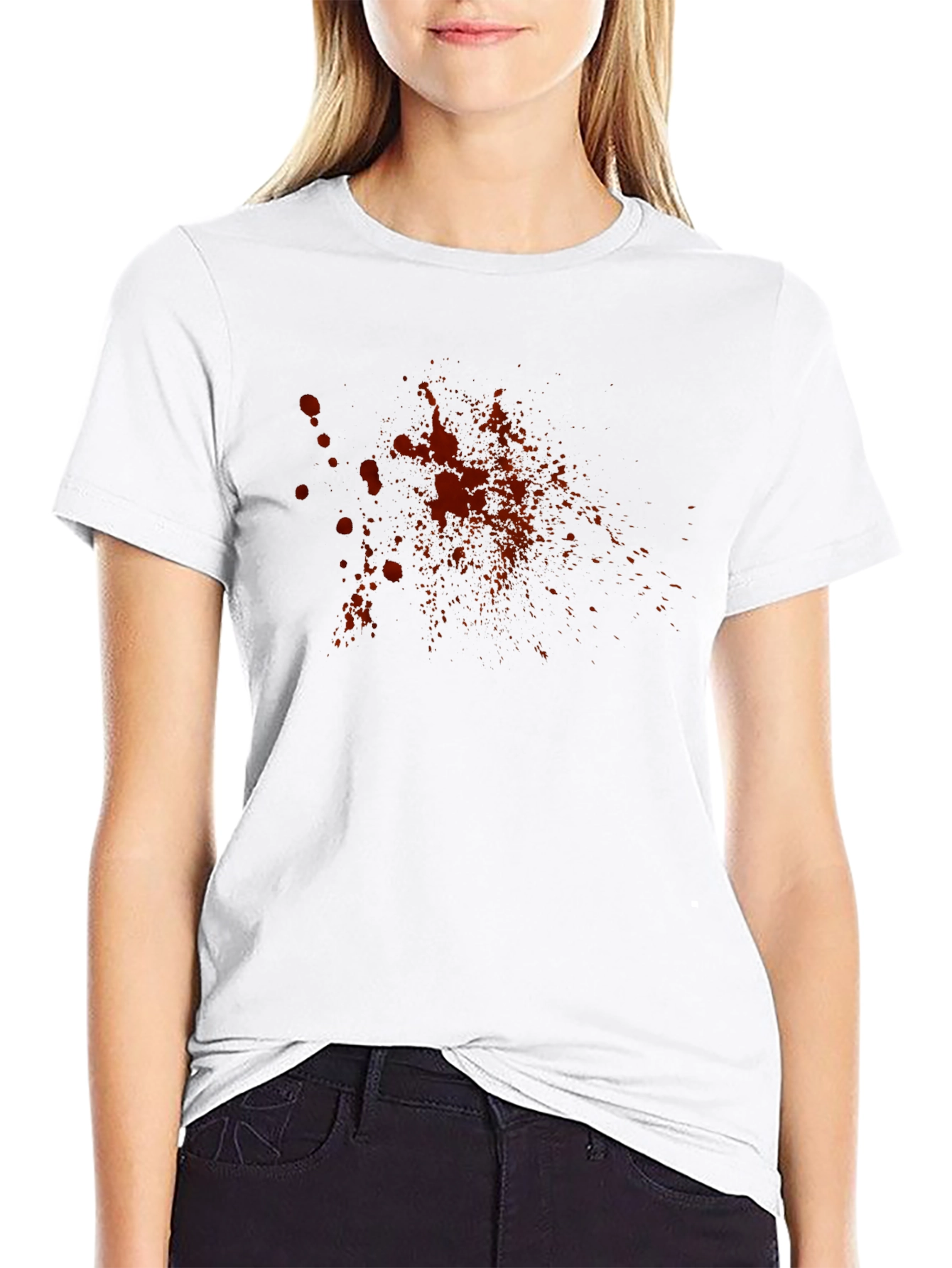 Blood Splatter T-Shirt - Halloween Costume