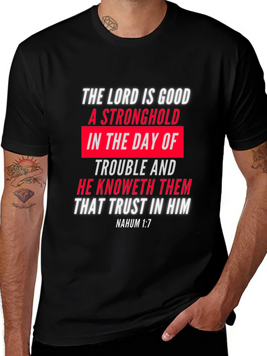 Faith-Based Tee: The Lord is Good - Nahum 1:7