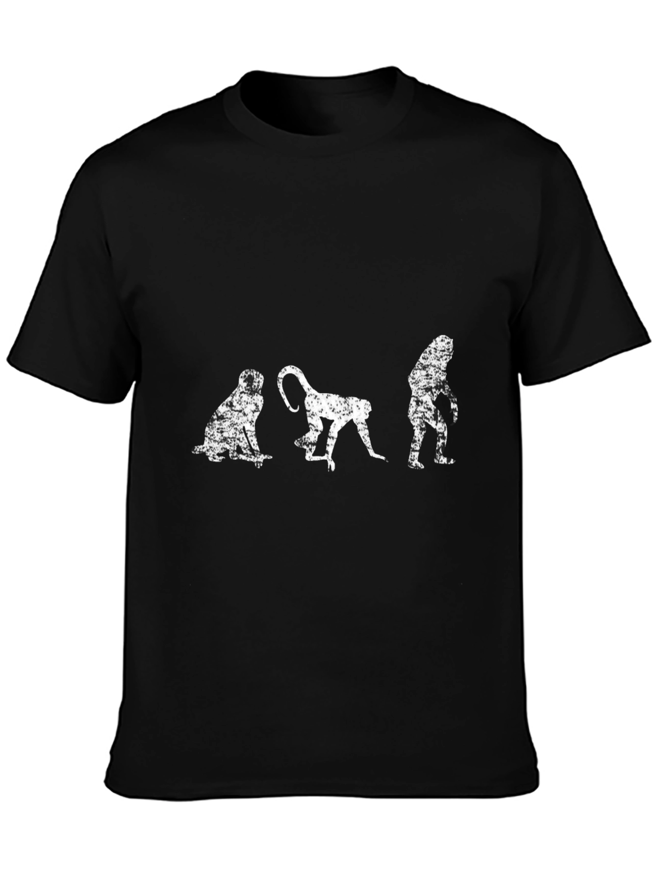 Evolution Graphic T-Shirt - Black Cotton Tee