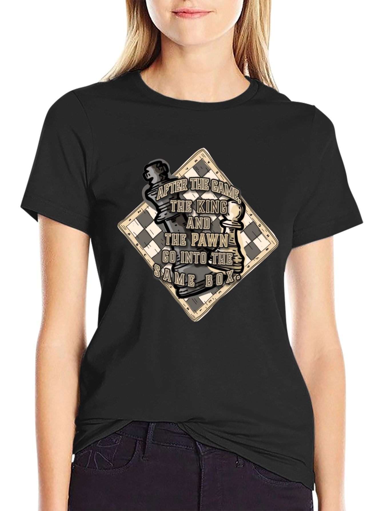 Chess King and Pawn T-Shirt