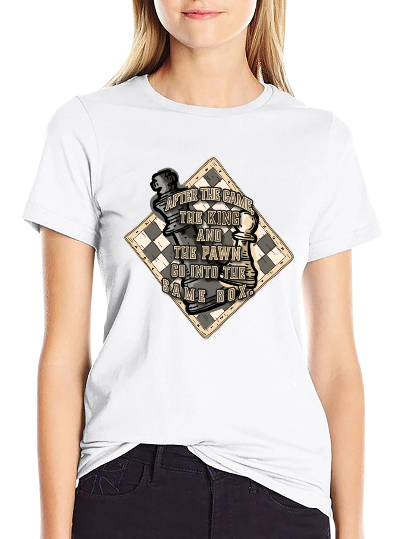 Chess King and Pawn T-Shirt