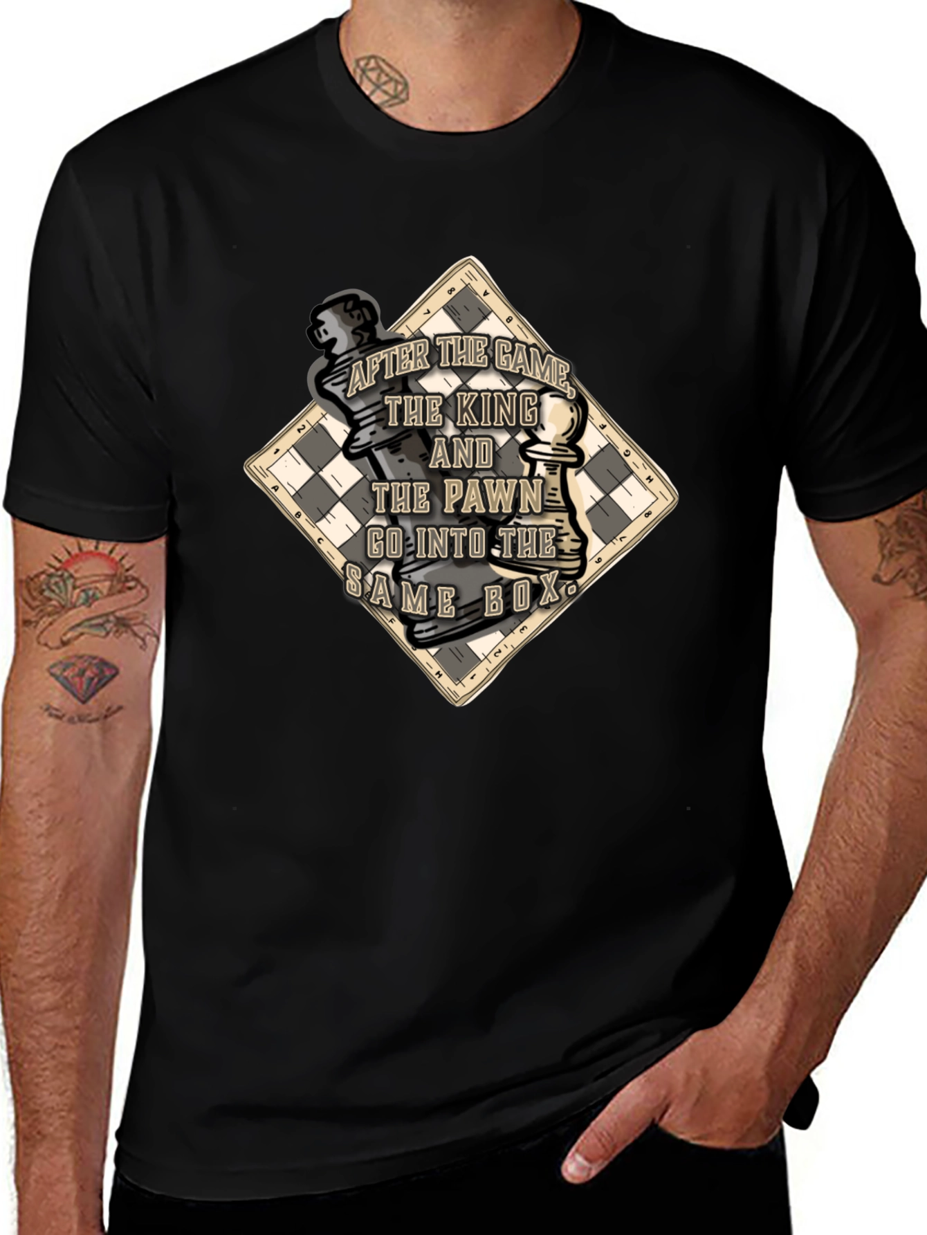 Chess King and Pawn T-Shirt