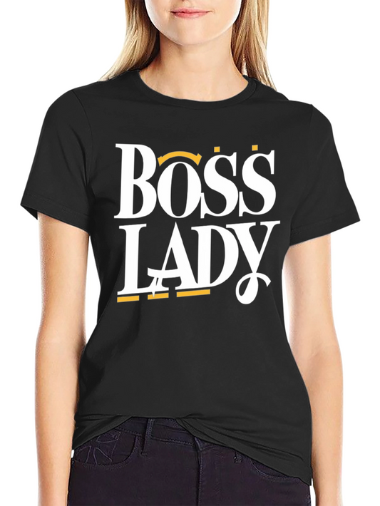 Boss Lady Graphic Tee - Empowering Womens T-Shirt