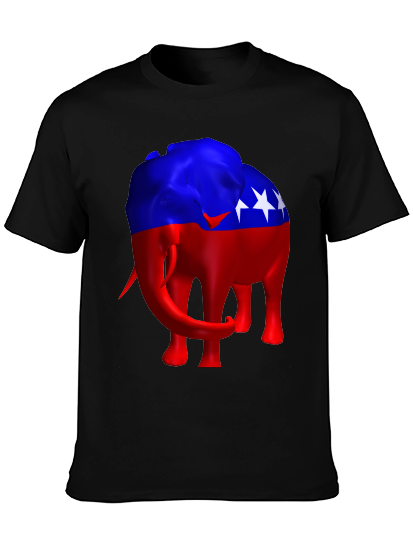 Patriotic Elephant Graphic Tee
