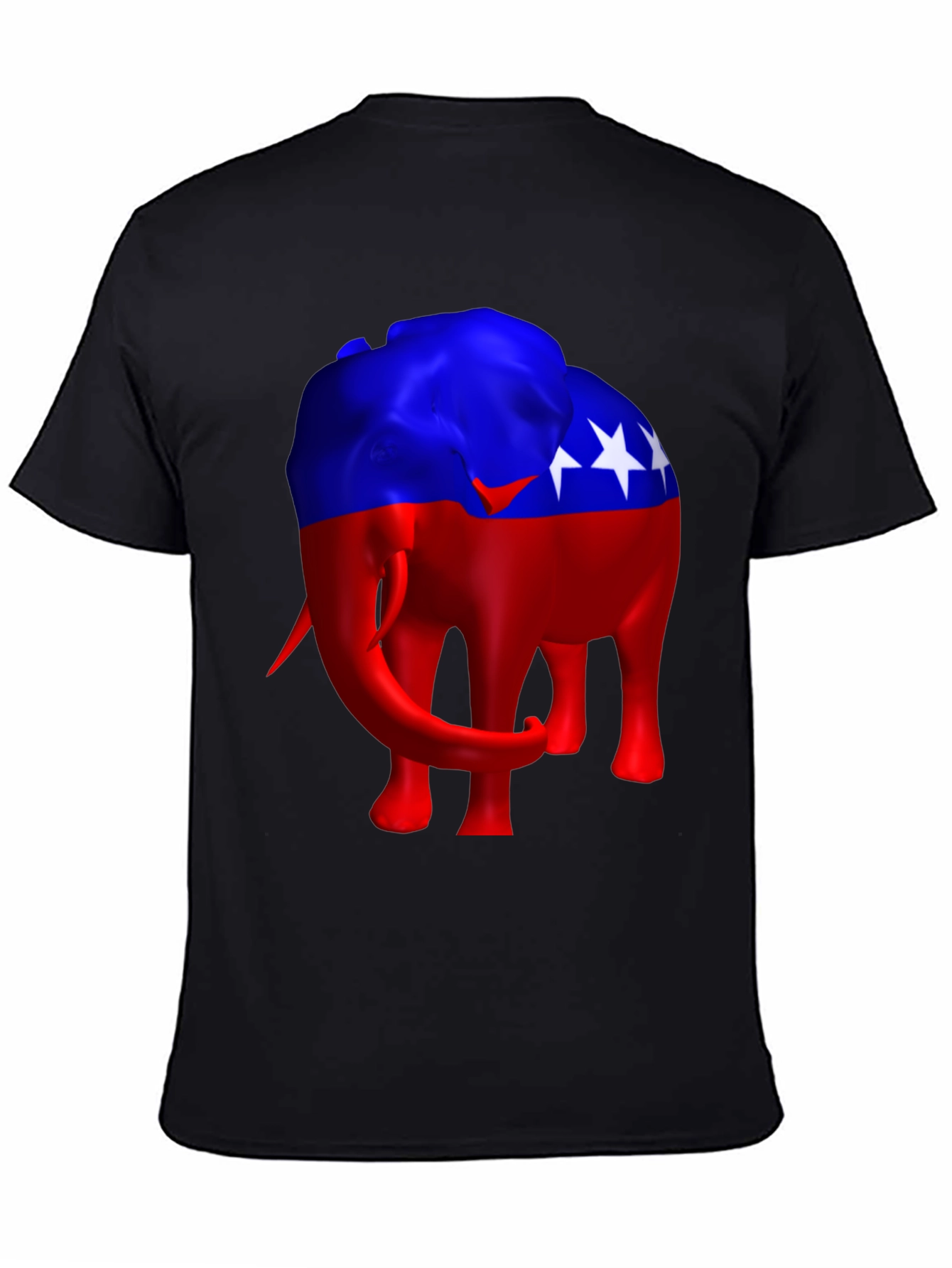 Patriotic Elephant Graphic Tee