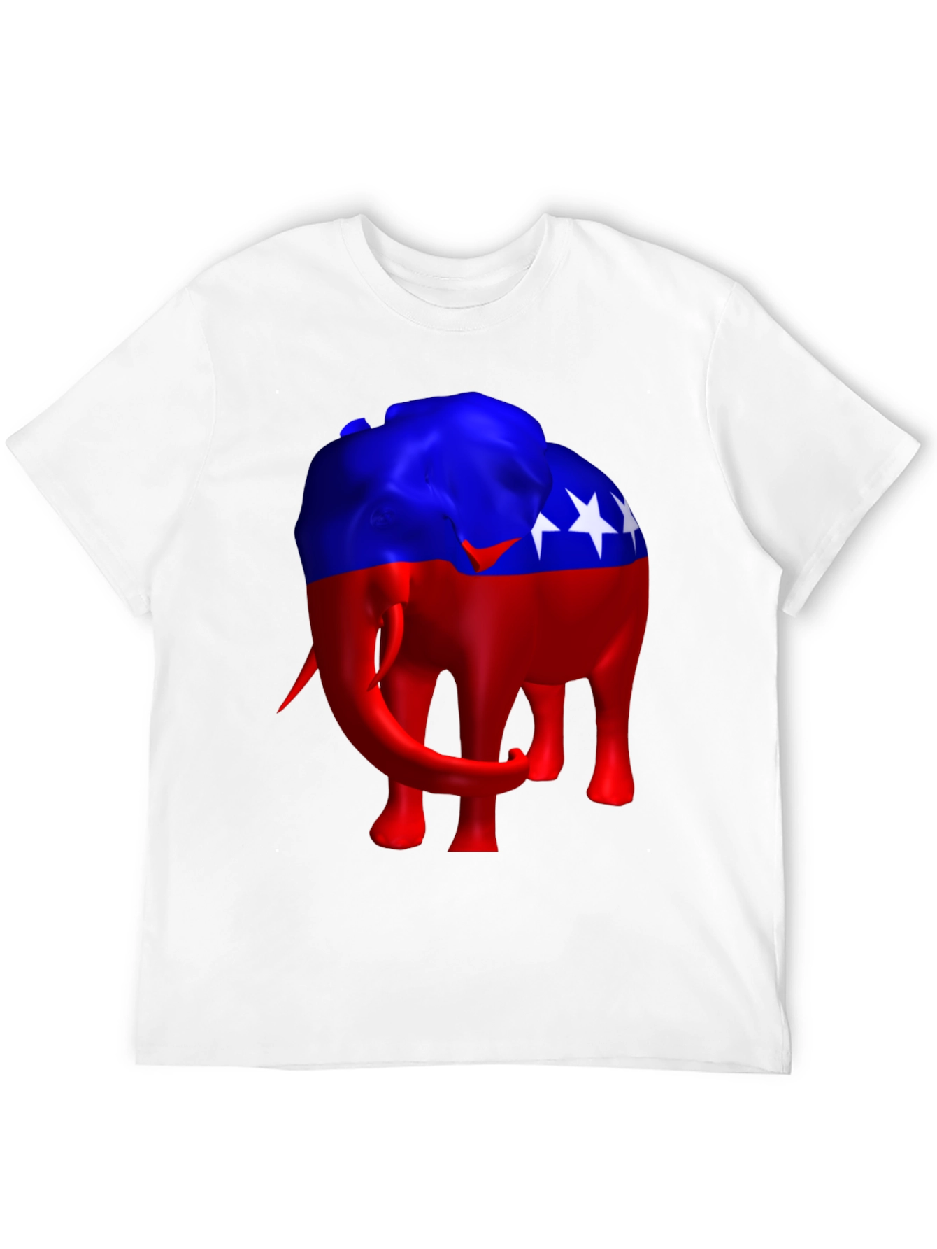 Patriotic Elephant Graphic Tee