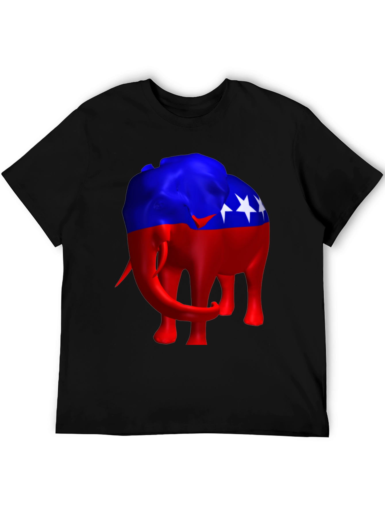 Patriotic Elephant Graphic Tee