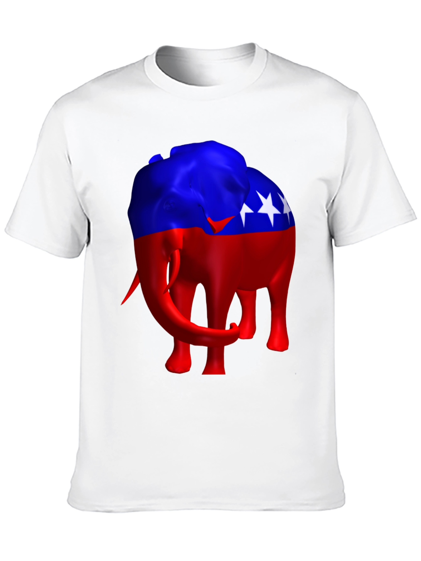 Patriotic Elephant Graphic Tee
