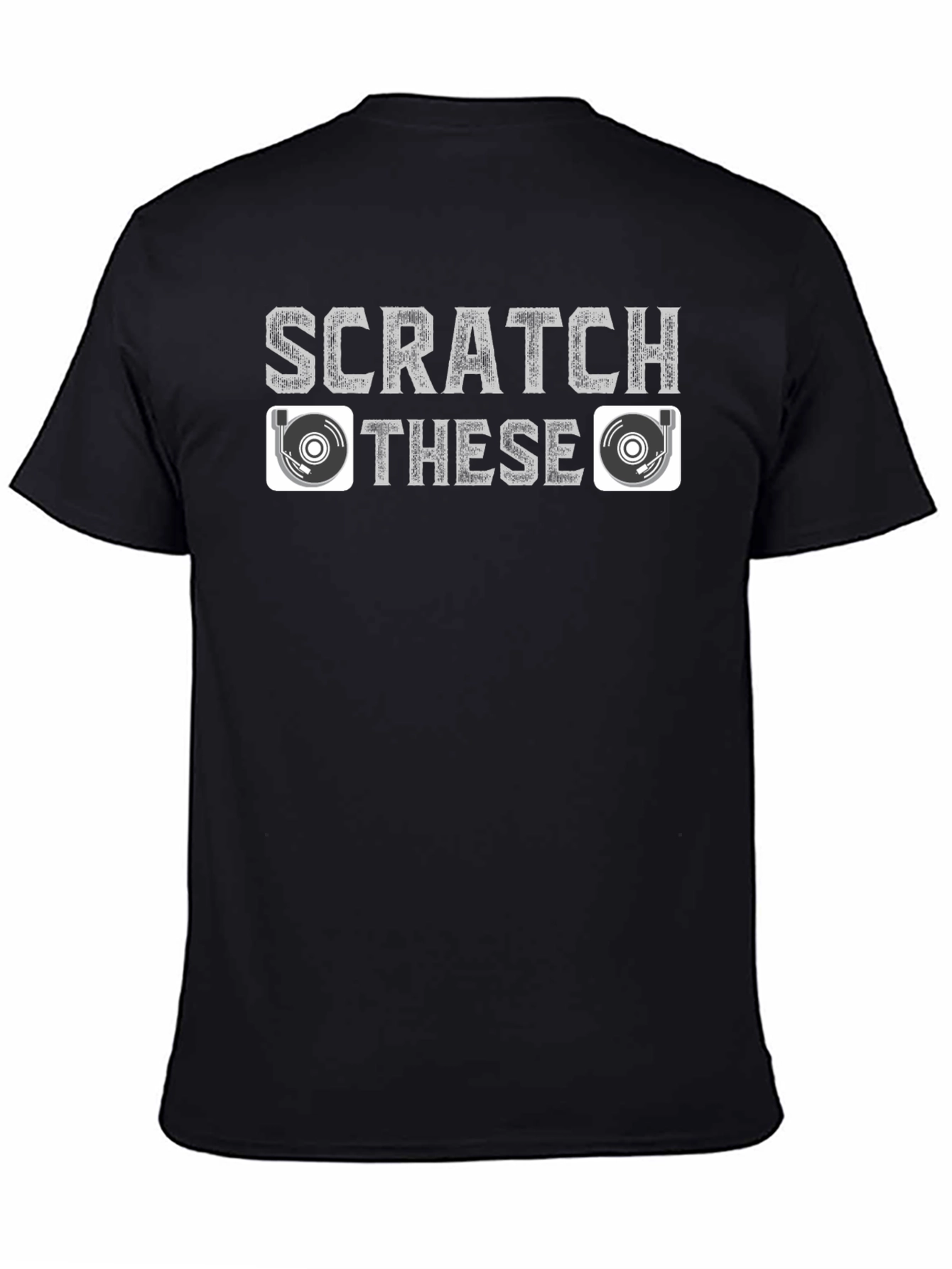 Scratch These Turntable DJ T-Shirt - Music Lover Gift