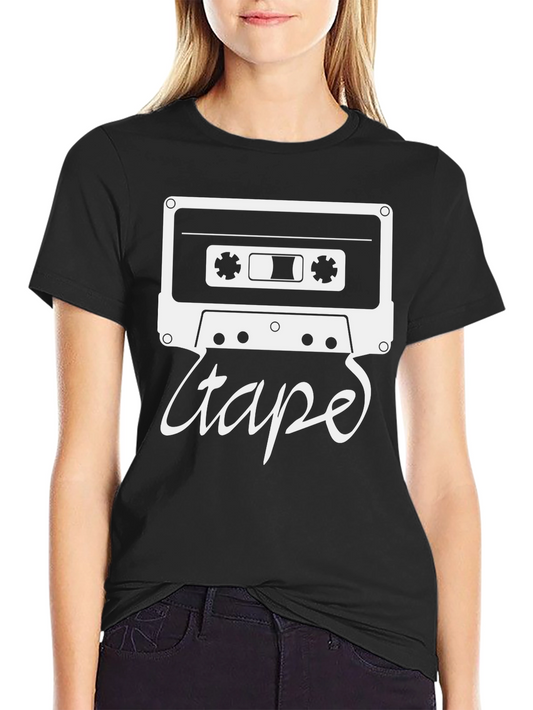 Retro Cassette Tape T-Shirt - Vintage Music Style