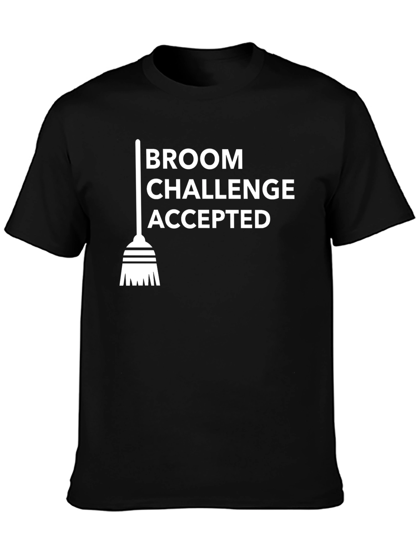 Broom Challenge Accepted Graphic Tee