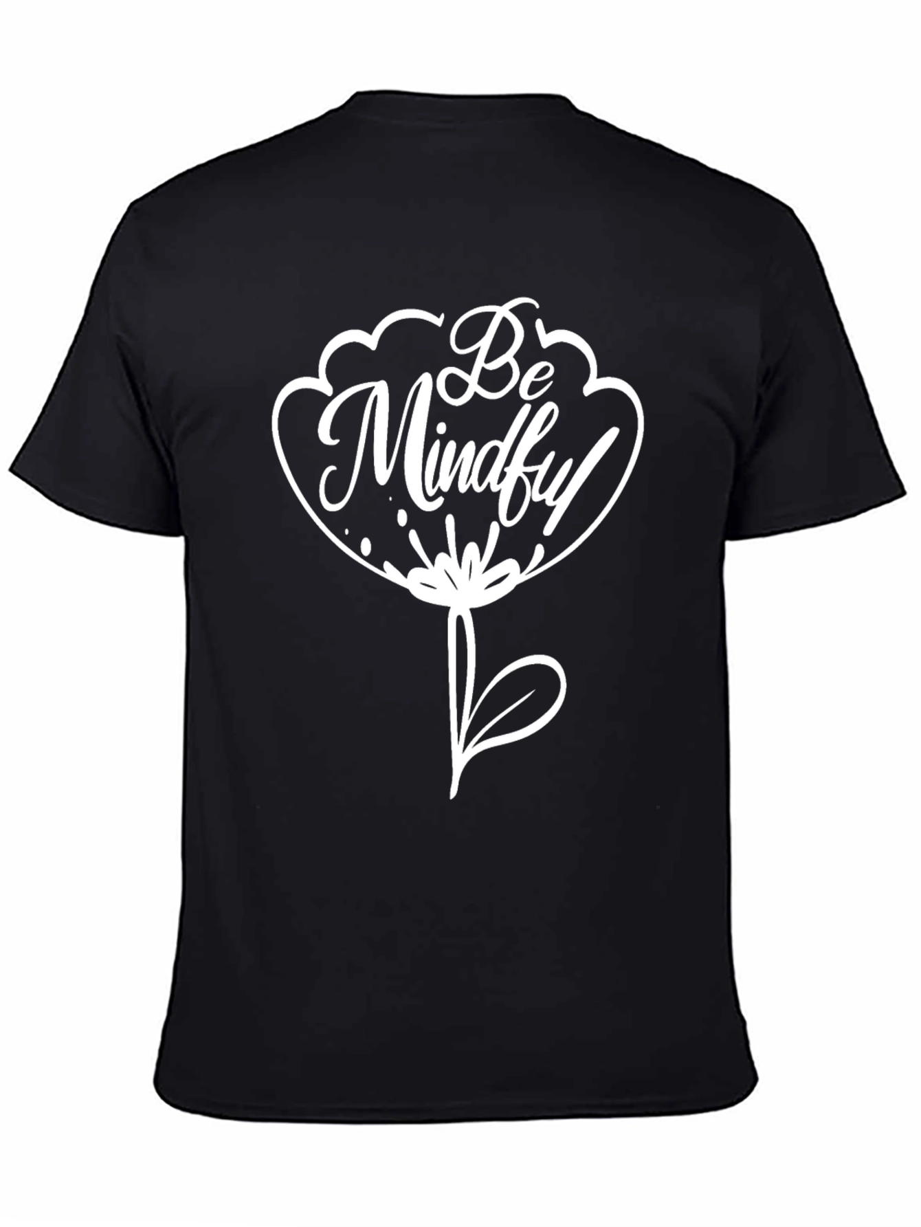 Mindful Graphic Tee - Stylish Black T-Shirt