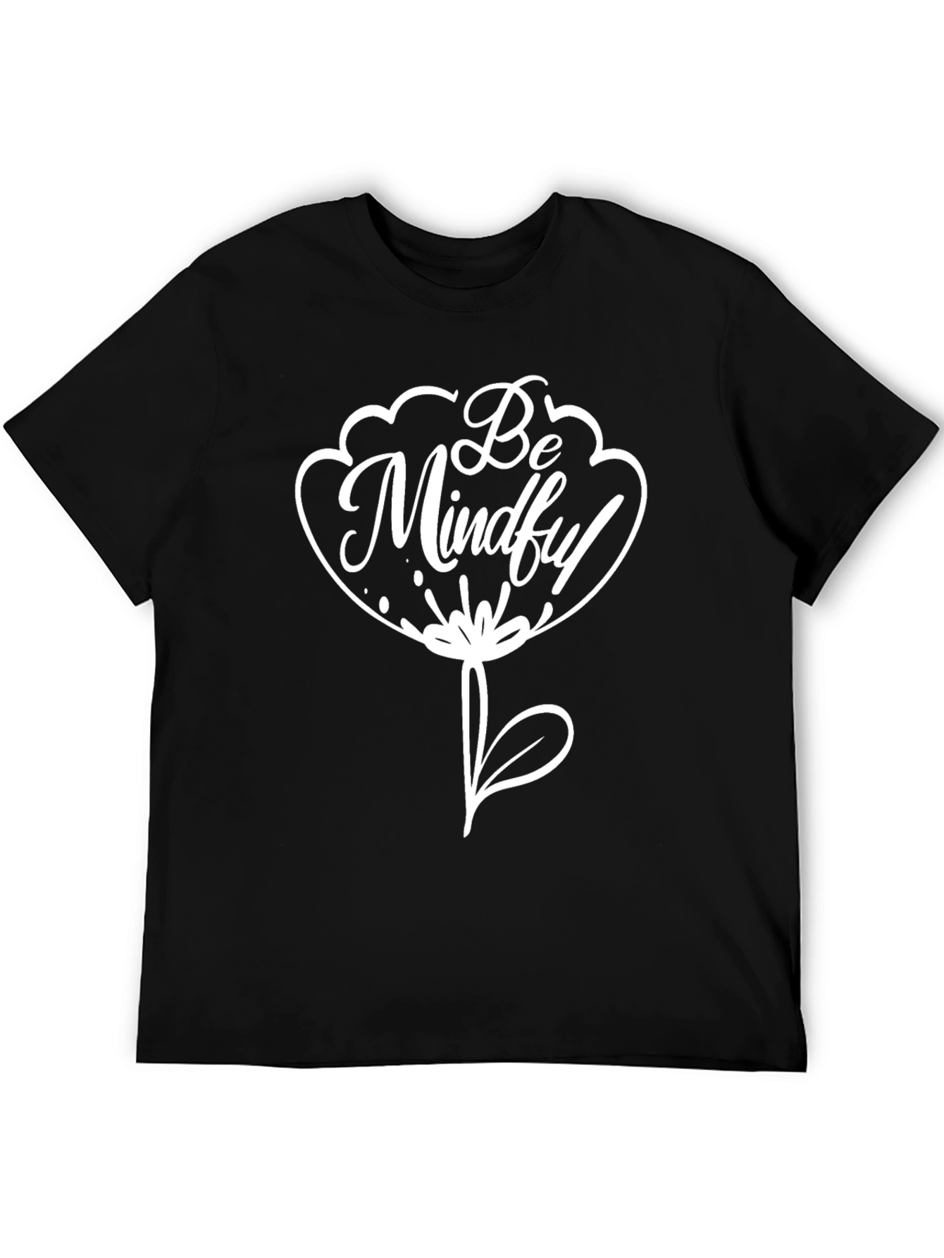 Mindful Graphic Tee - Stylish Black T-Shirt
