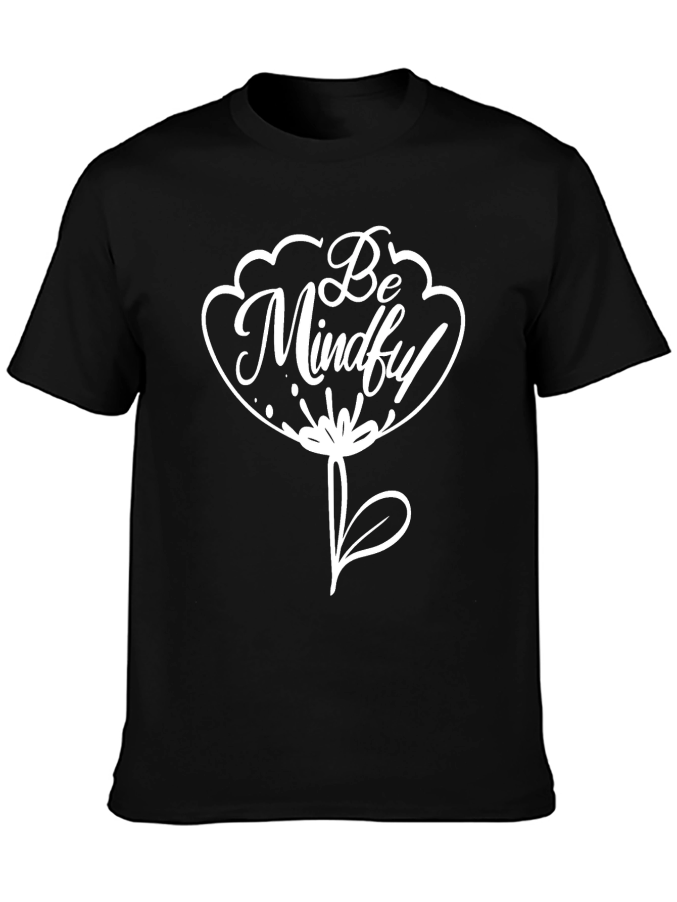 Mindful Graphic Tee - Stylish Black T-Shirt