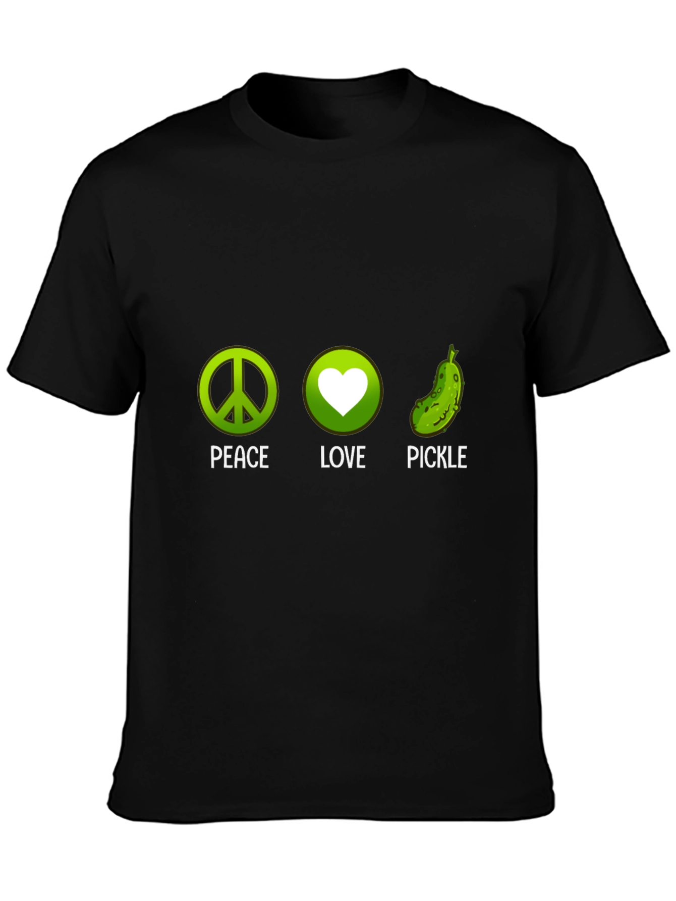 Peace Love Pickle Graphic T-Shirt