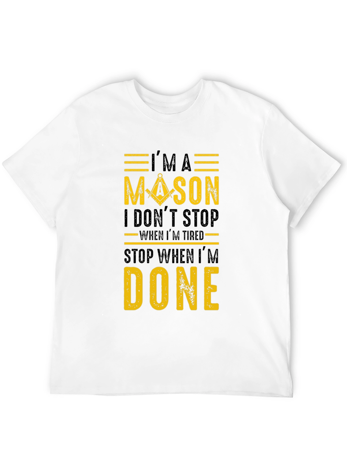 Im A Mason T-Shirt Masonic Tee Square and Compasses