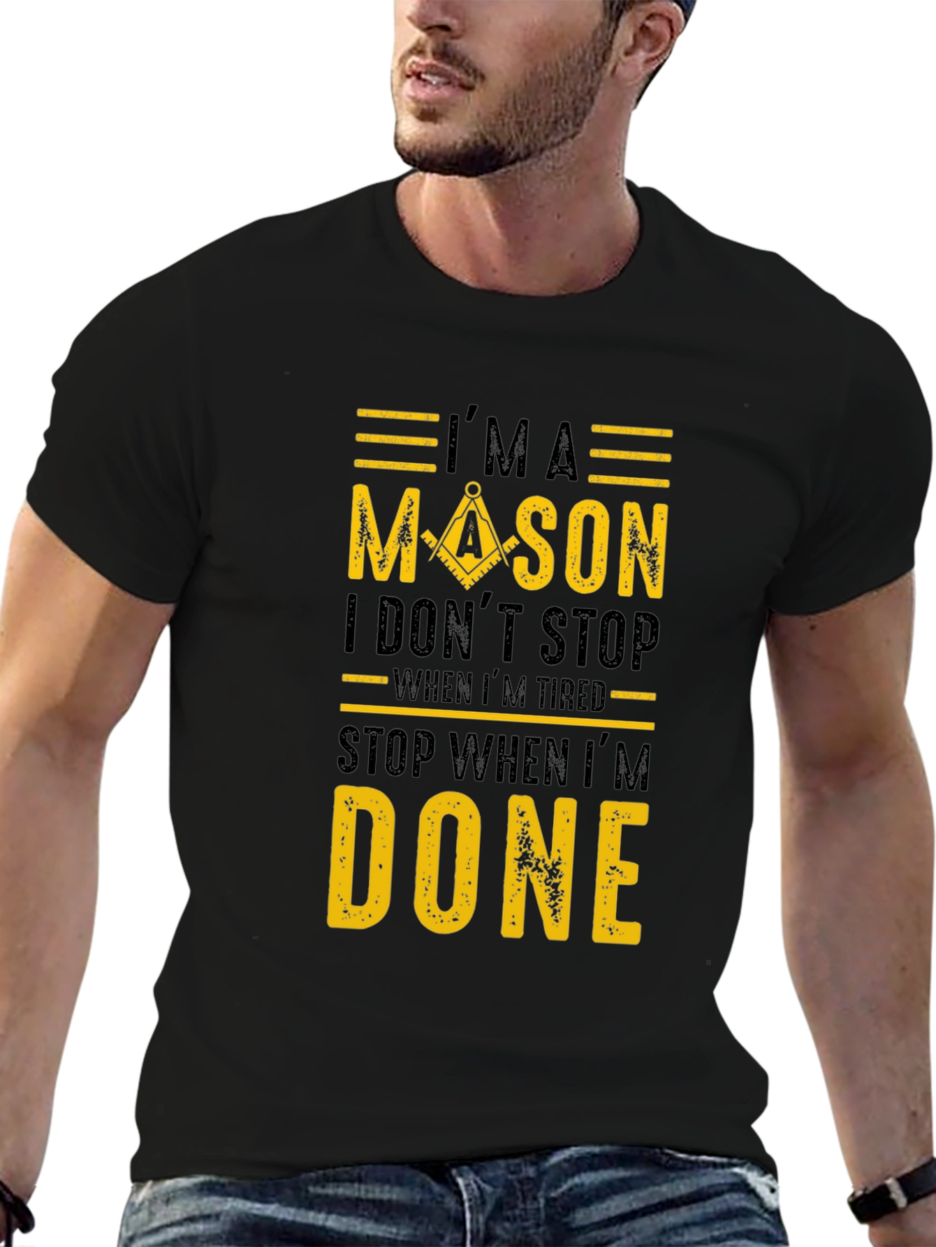 Im A Mason T-Shirt Masonic Tee Square and Compasses