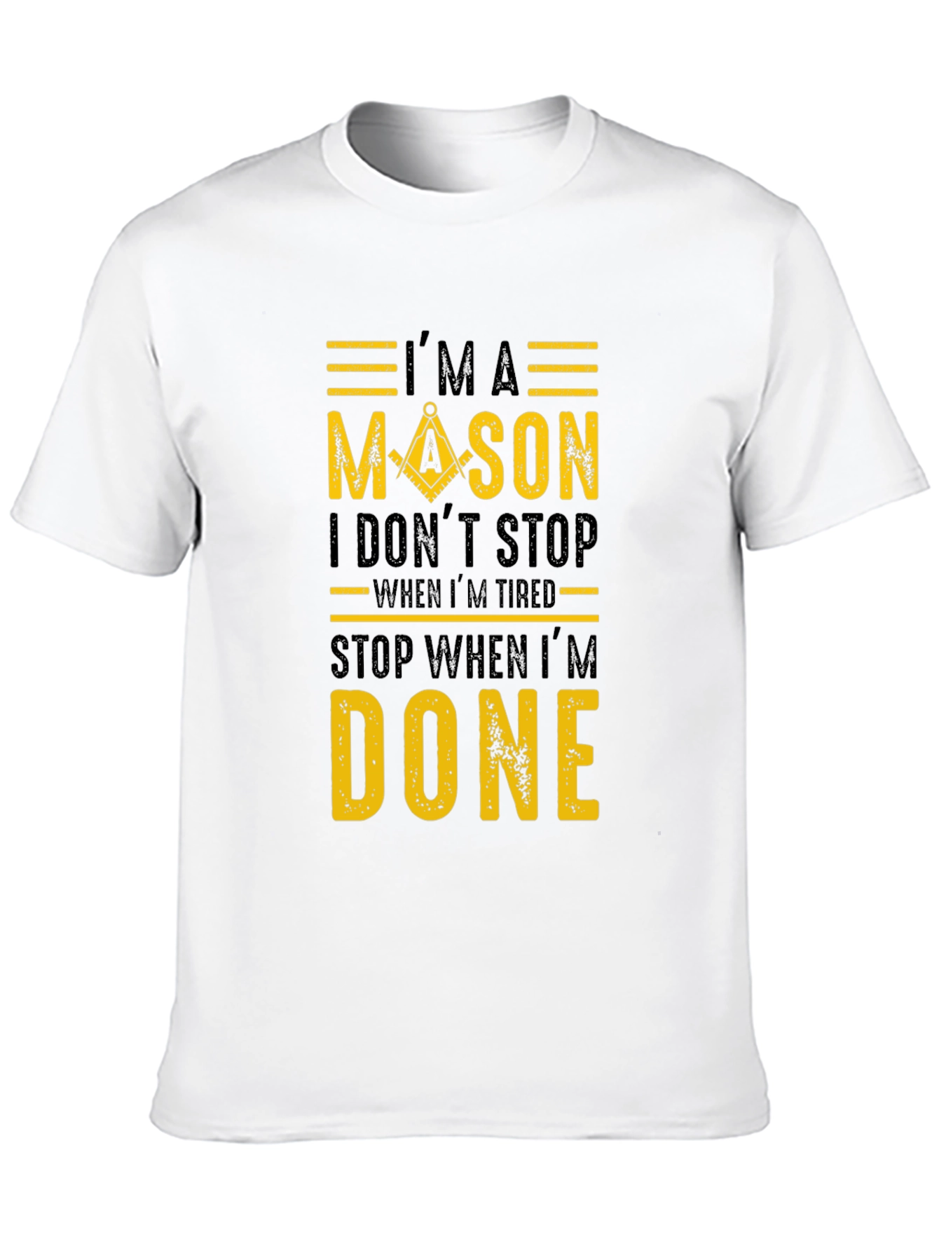 Im A Mason T-Shirt Masonic Tee Square and Compasses