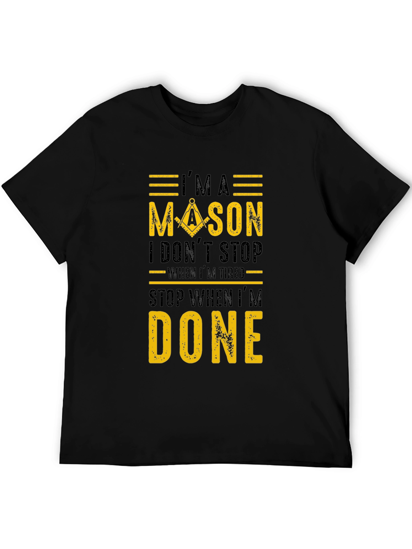 Im A Mason T-Shirt Masonic Tee Square and Compasses