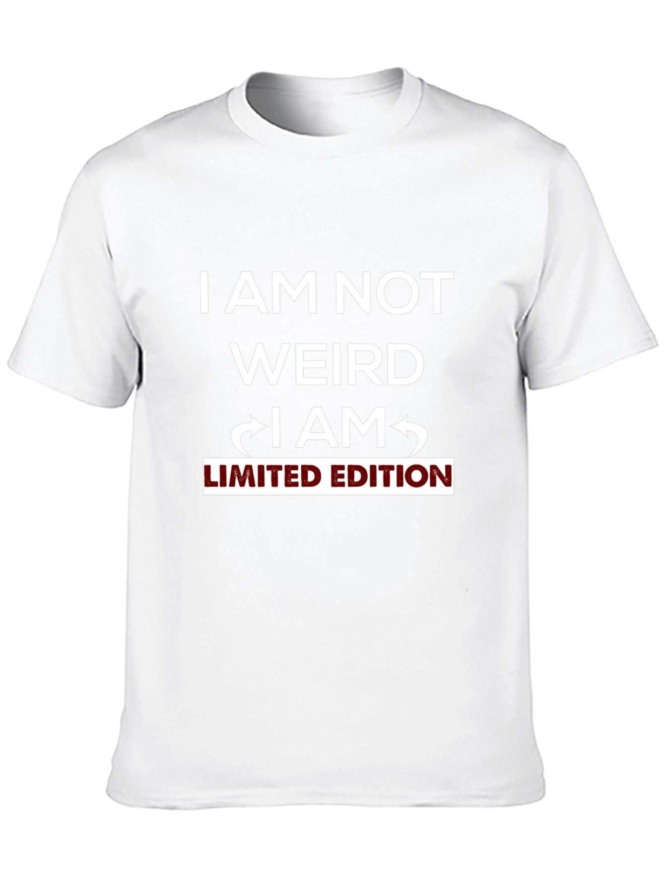 I Am Not Weird Limited Edition Black T-Shirt