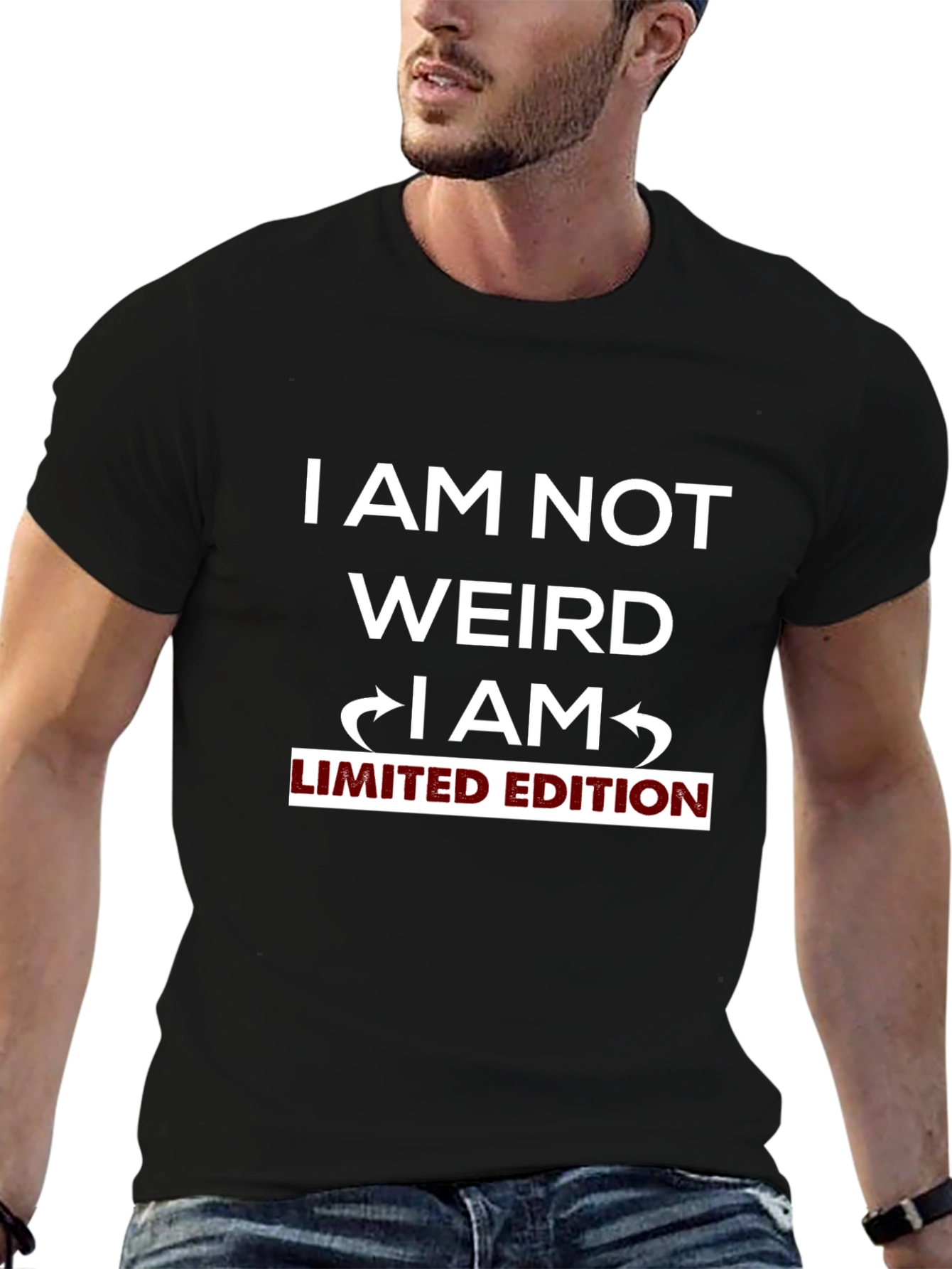 I Am Not Weird Limited Edition Black T-Shirt