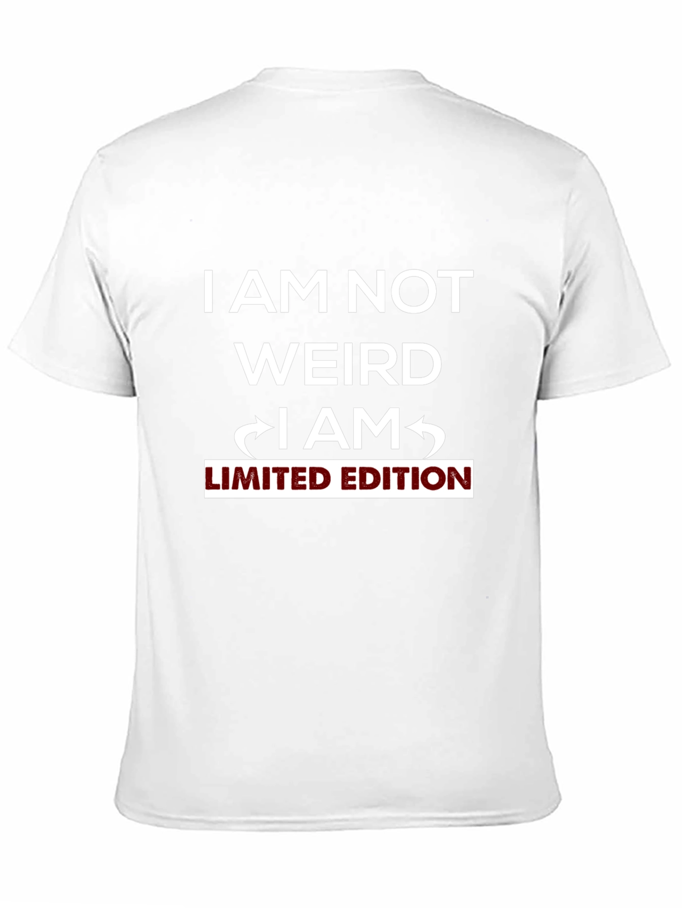I Am Not Weird Limited Edition Black T-Shirt