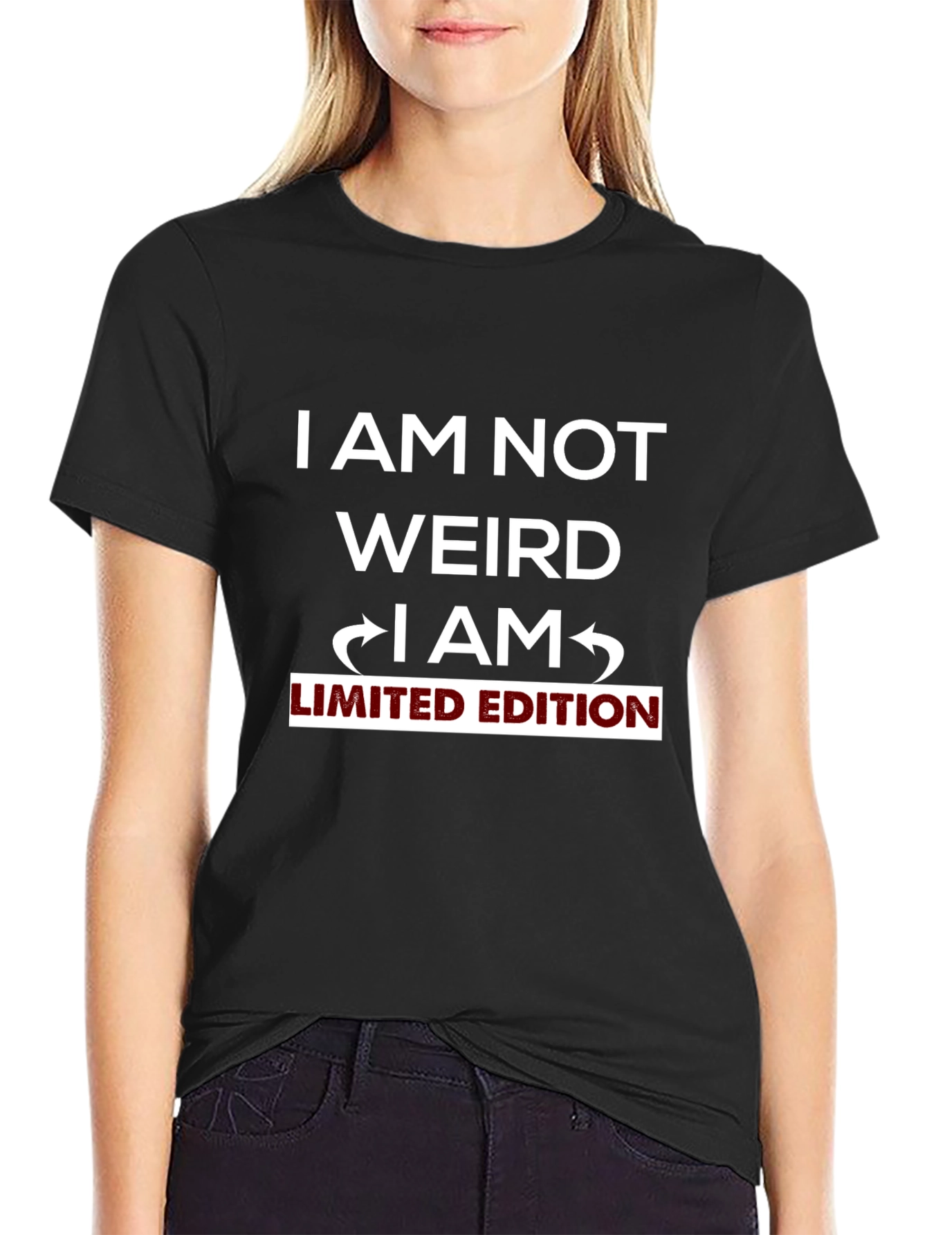 I Am Not Weird Limited Edition Black T-Shirt