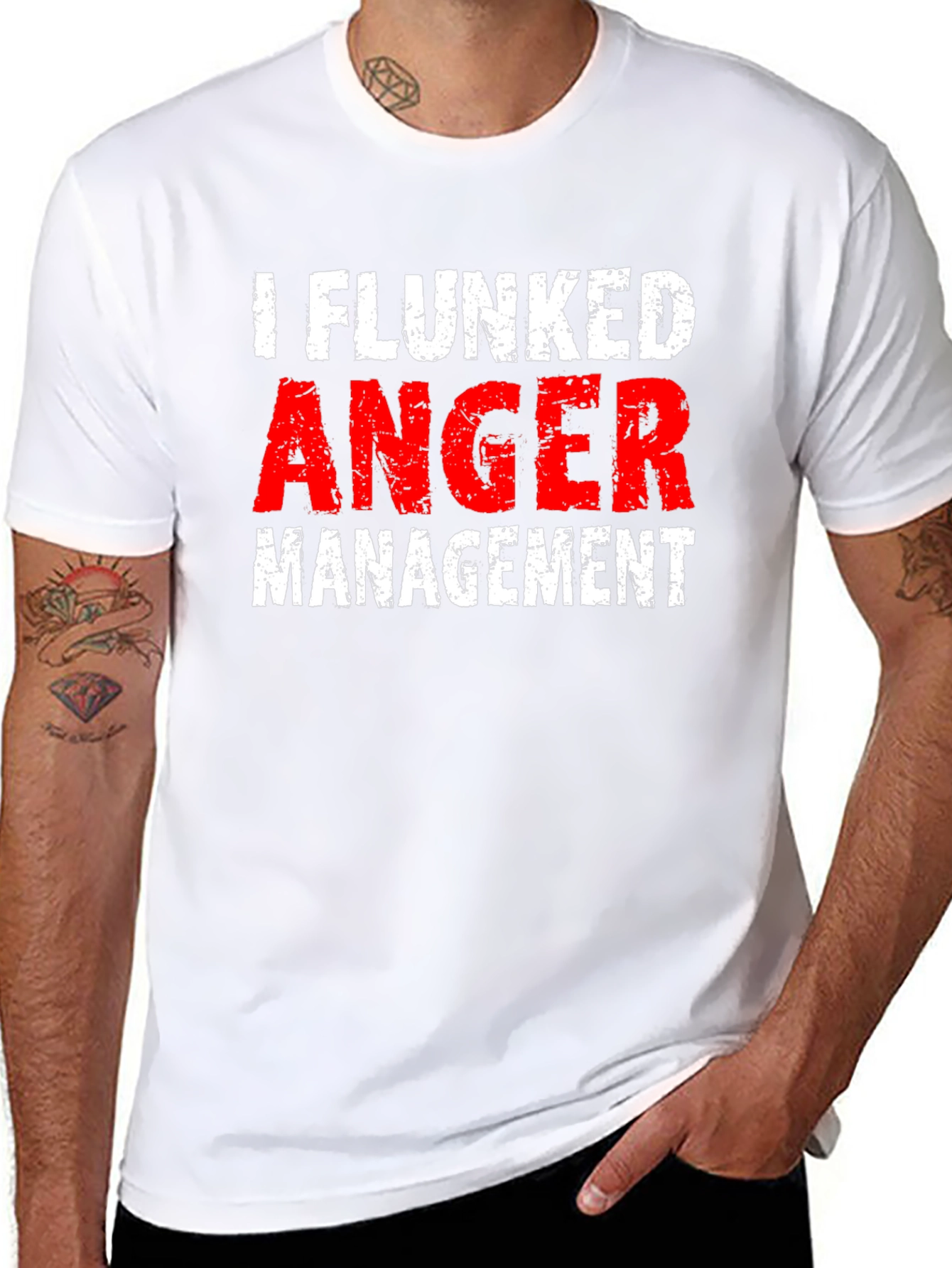 I Flunked Anger Management Graphic Tee