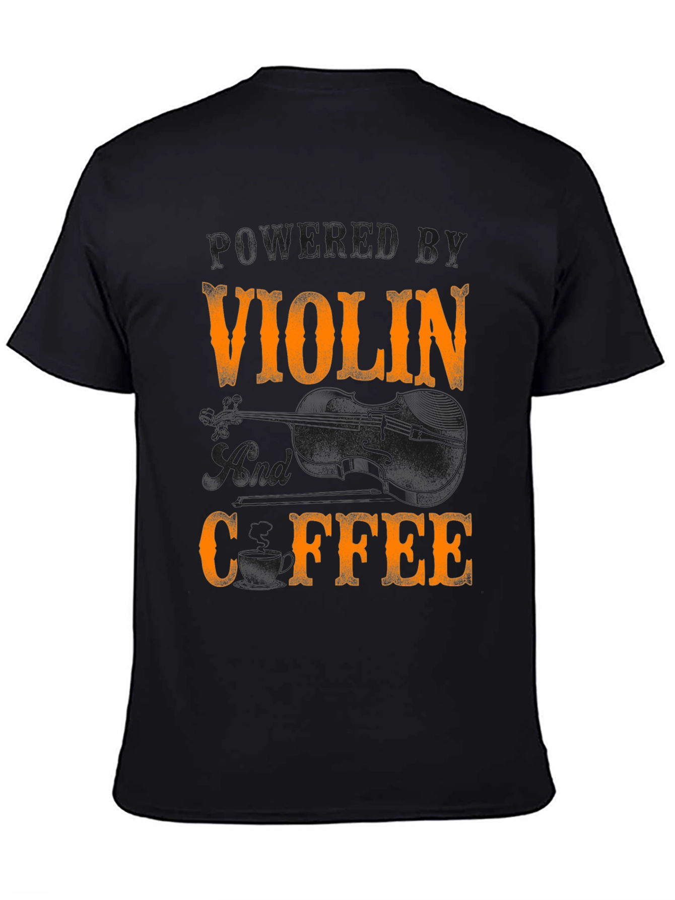 Violin and Coffee T-Shirt - Musicians Tee