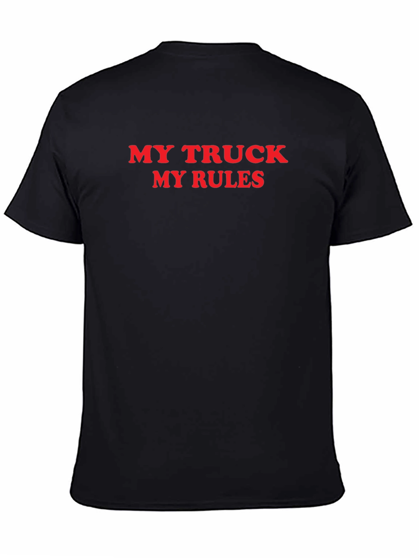 My Truck My Rules Graphic Tee - Black