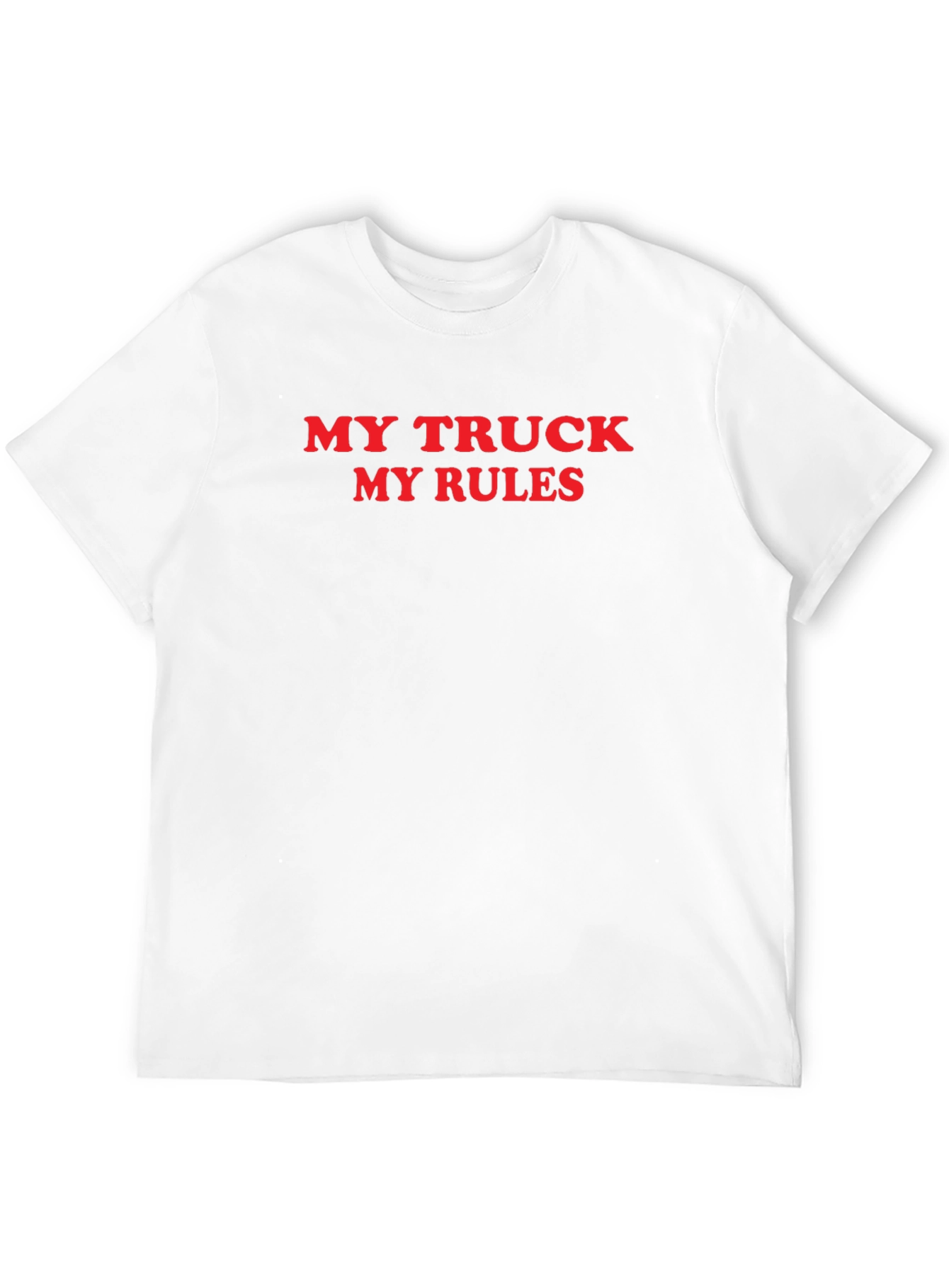 My Truck My Rules Graphic Tee - Black