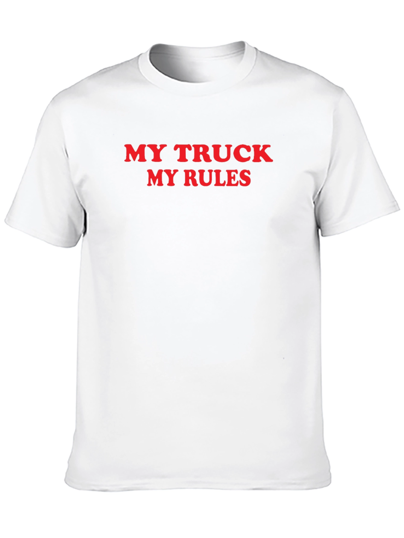 My Truck My Rules Graphic Tee - Black