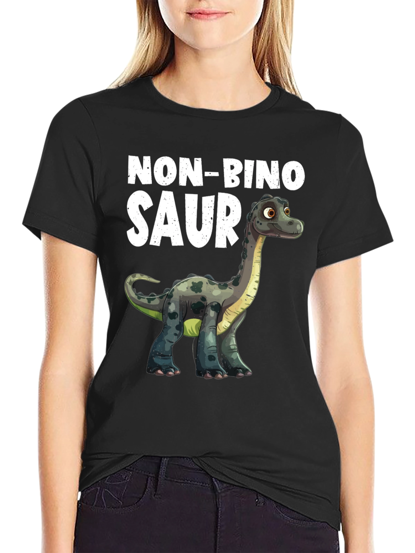 Non-Bino Saur T-Shirt Dinosaur Tee