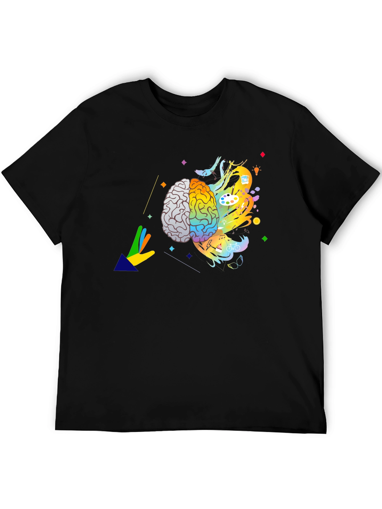 Creative Brain T-Shirt - Artistic Mindset Tee