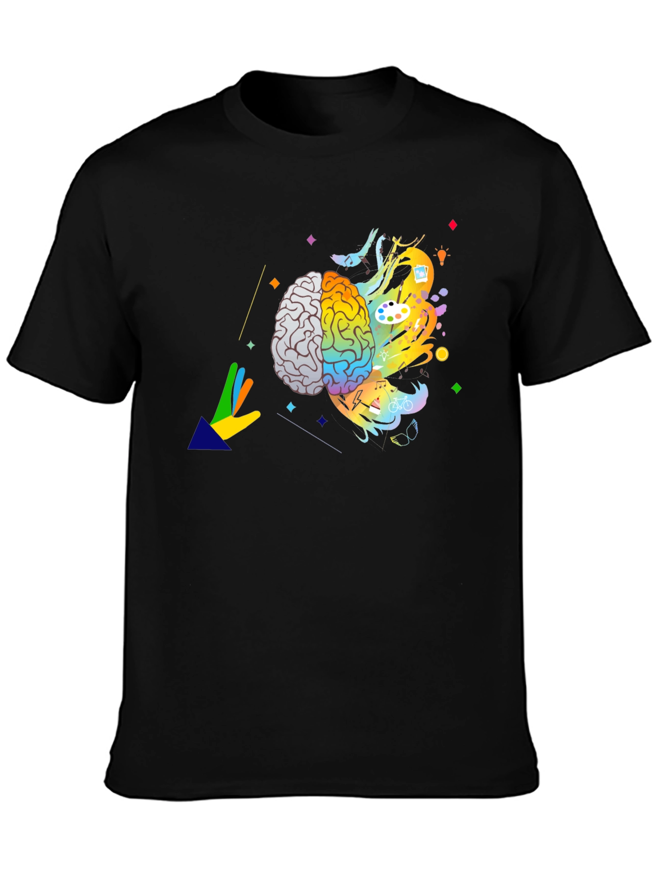 Creative Brain T-Shirt - Artistic Mindset Tee
