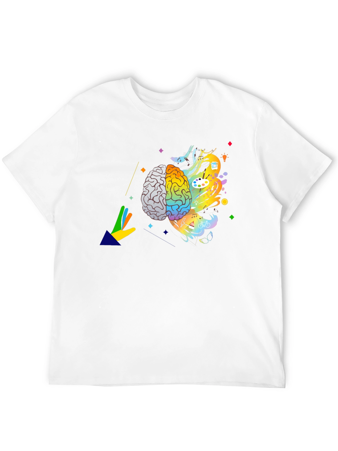 Creative Brain T-Shirt - Artistic Mindset Tee