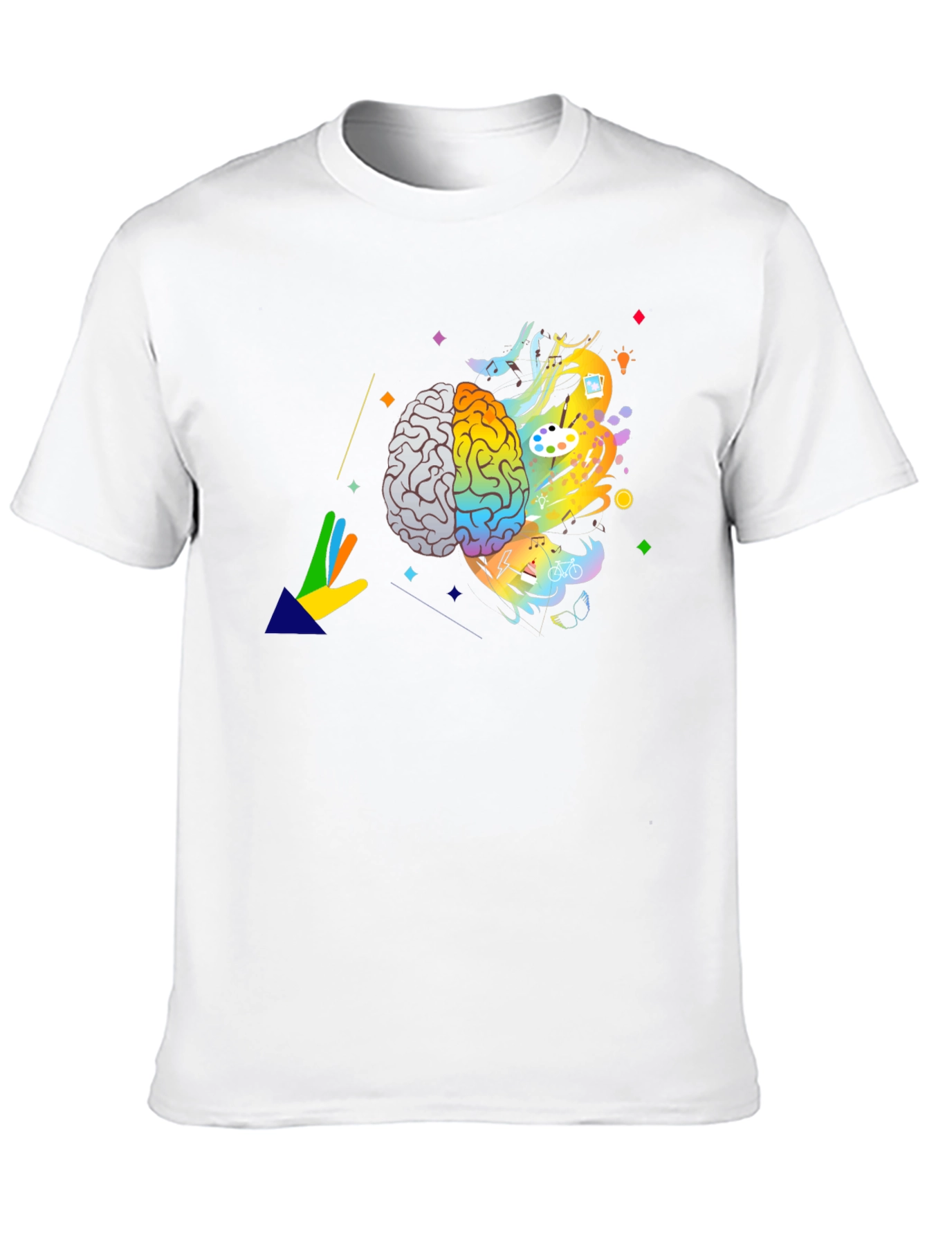 Creative Brain T-Shirt - Artistic Mindset Tee