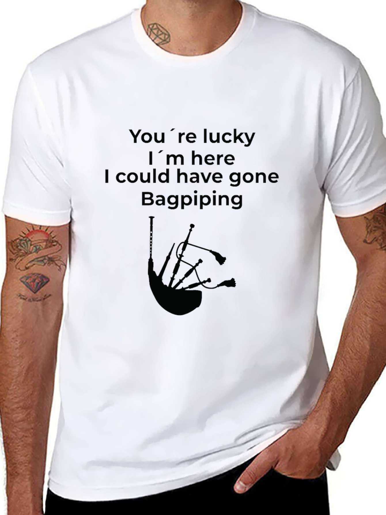Funny Bagpiping T-Shirt
