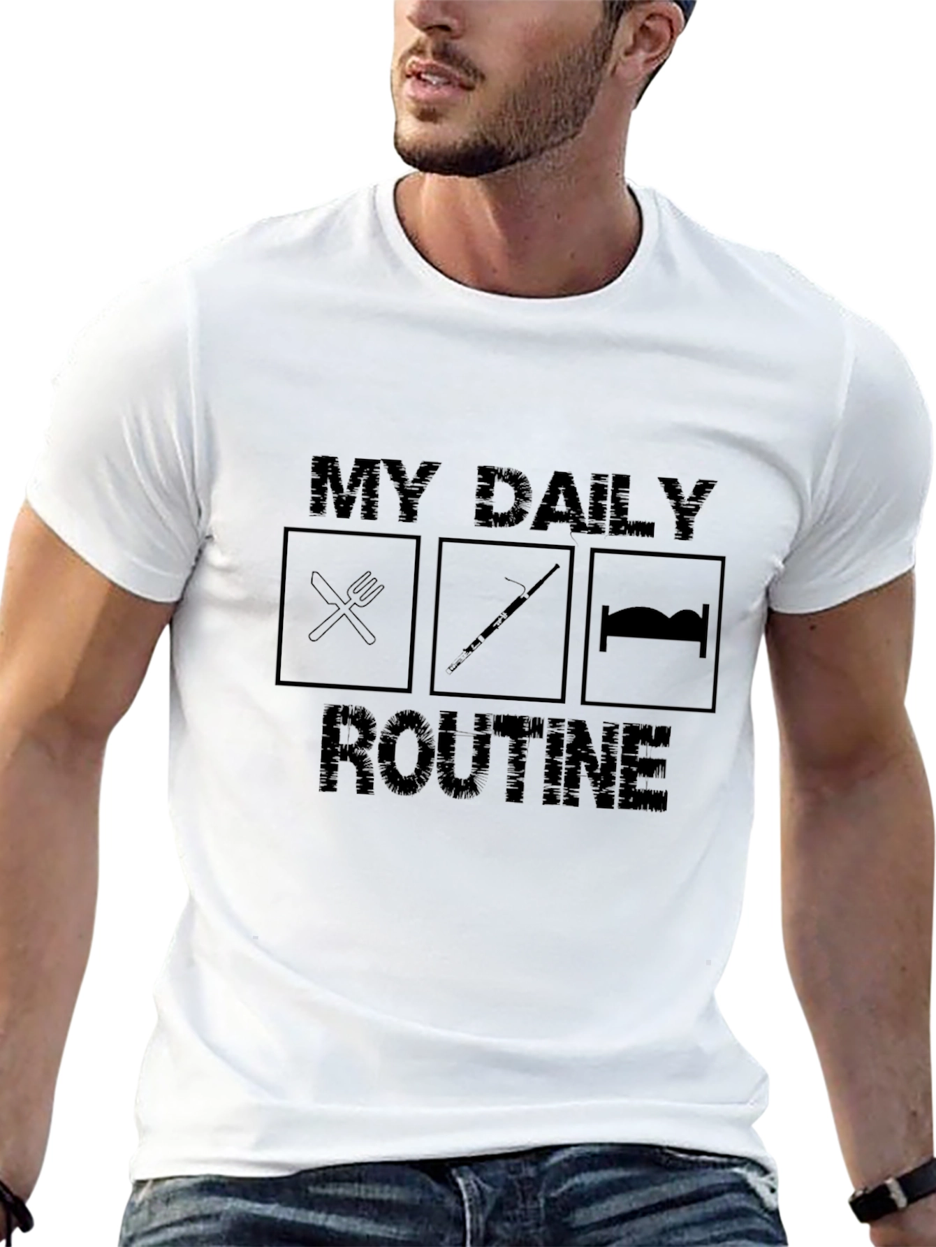 Daily Flute Routine T-Shirt - Black