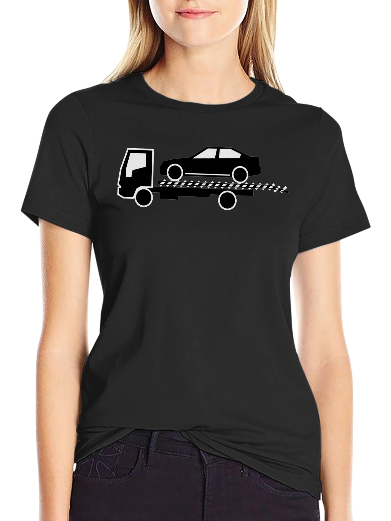Tow Truck T-Shirt - Car Hauler Tee