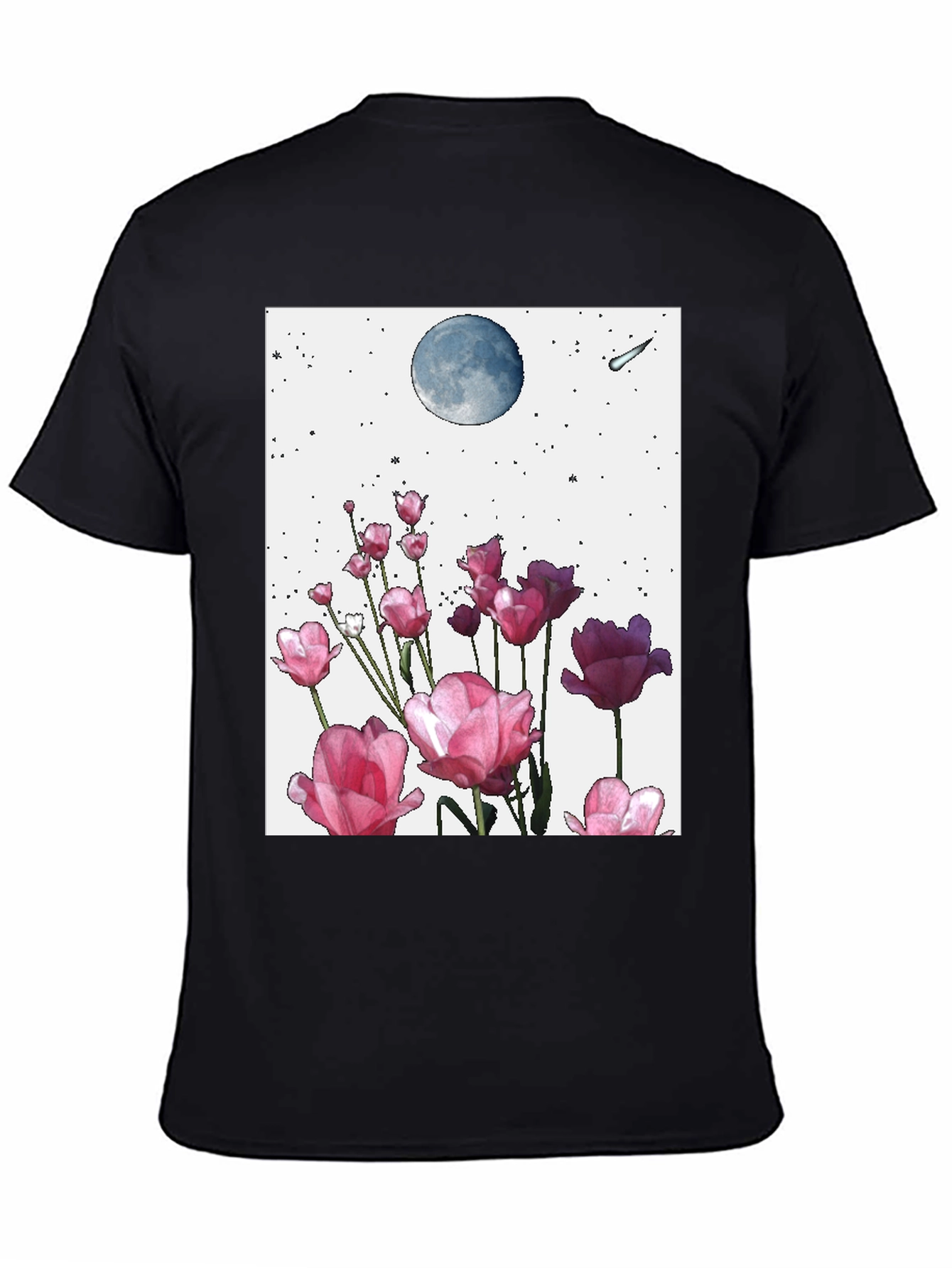 Floral Moon Graphic Tee