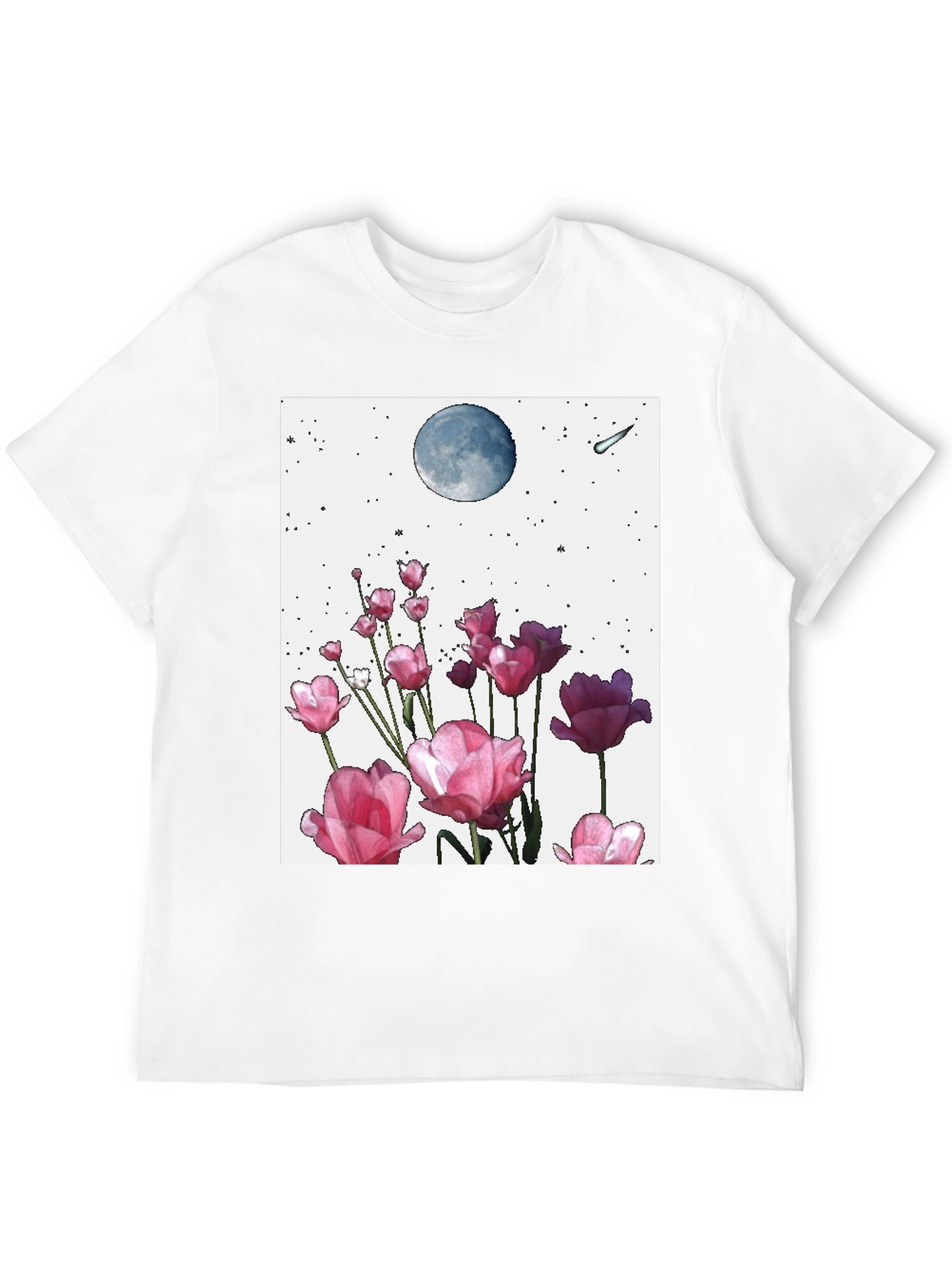 Floral Moon Graphic Tee